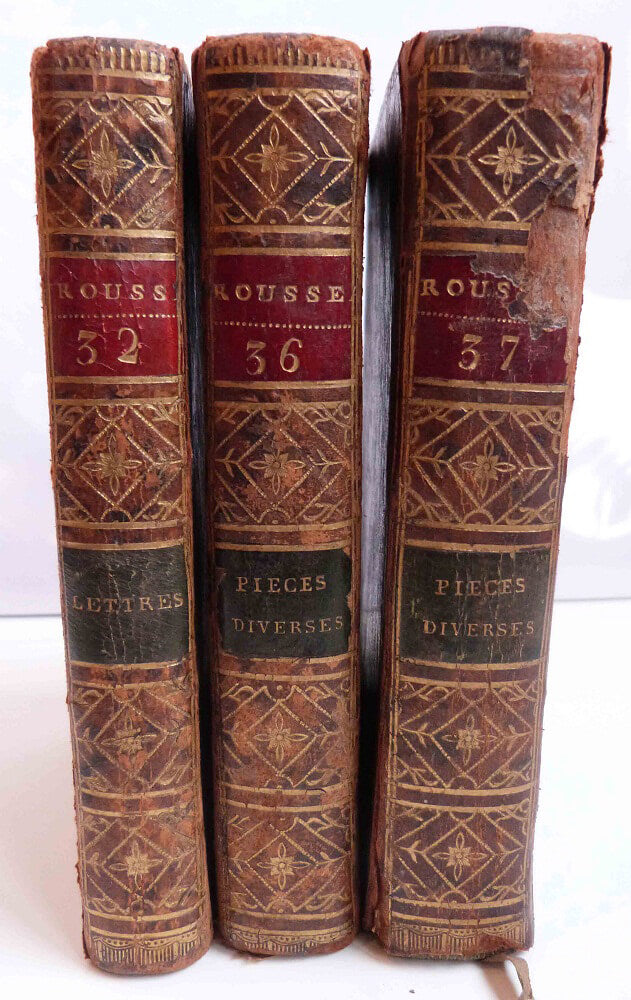 Oeuvres complettes de J.J. Rousseau. Tomes 32, 36 et 37