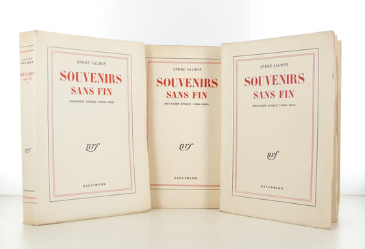 Souvenirs sans fin. 3 tomes.