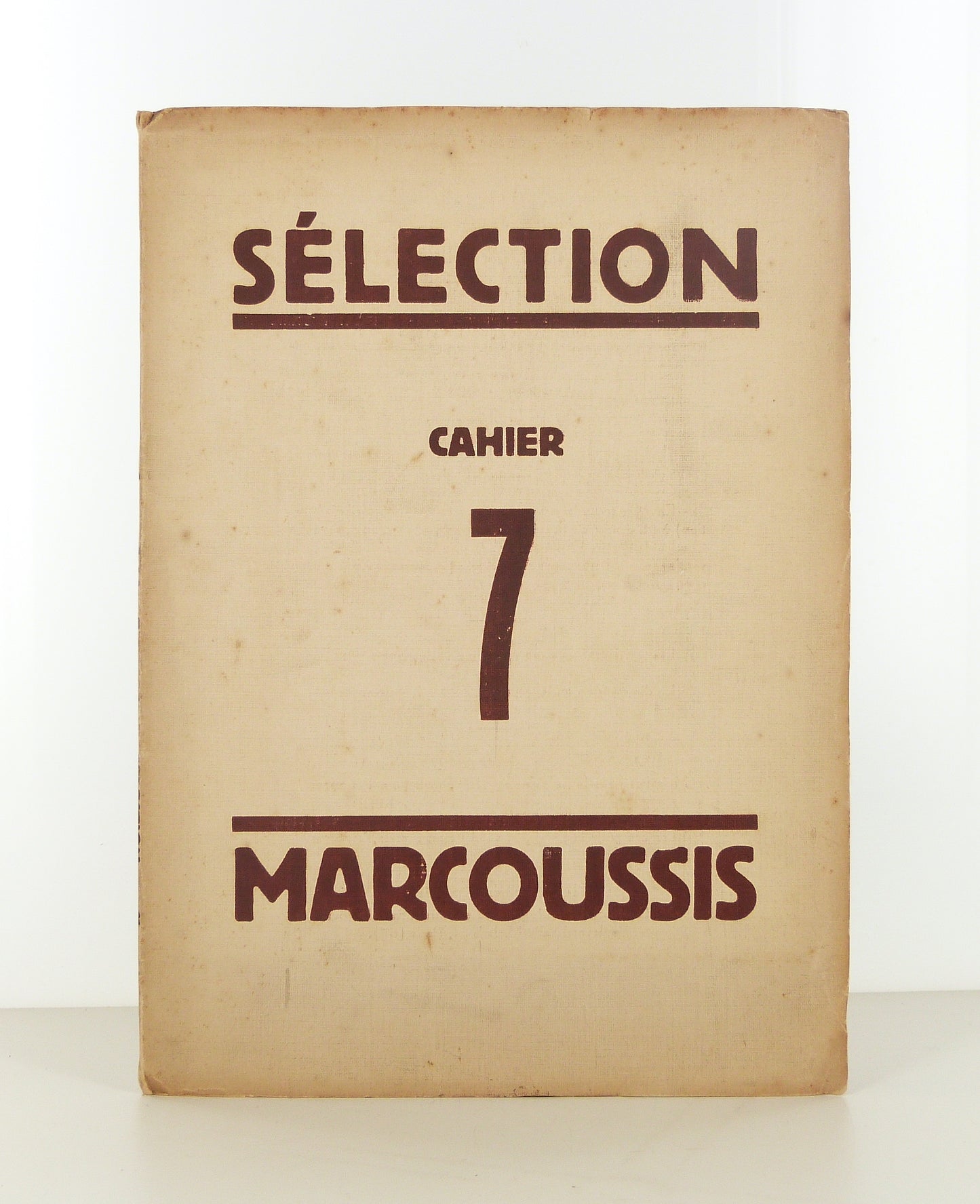 Sélection Chronique de la vie artistique. Cahier 7. Marcoussis.