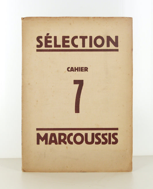 Sélection Chronique de la vie artistique. Cahier 7. Marcoussis.
