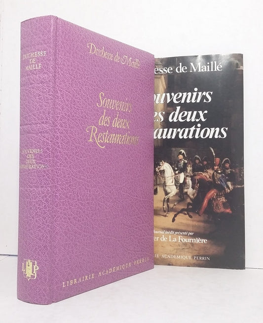 Souvenirs de deux Restaurations