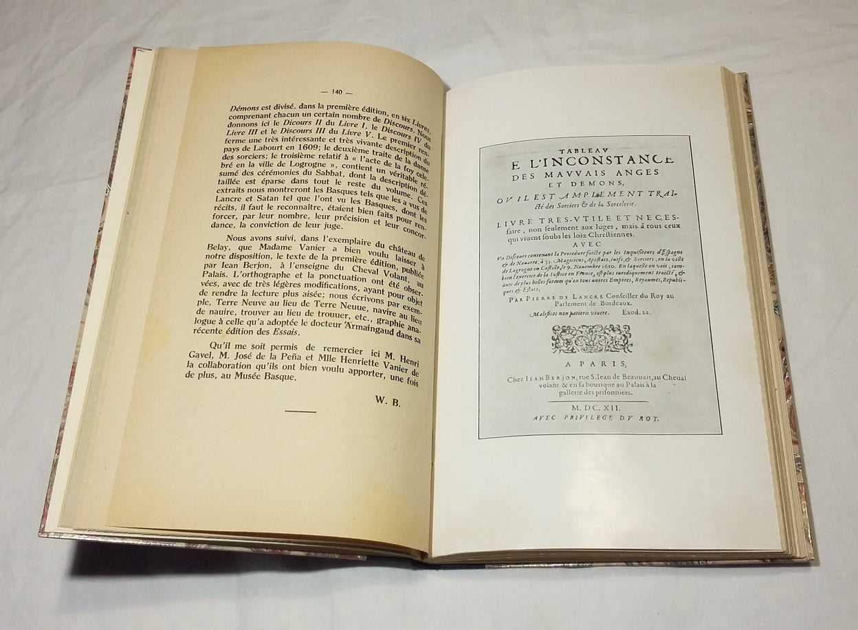 Table of the Inconstancy of Evil Angels and Demons, wherein is amply treated of witches and witchcraft.