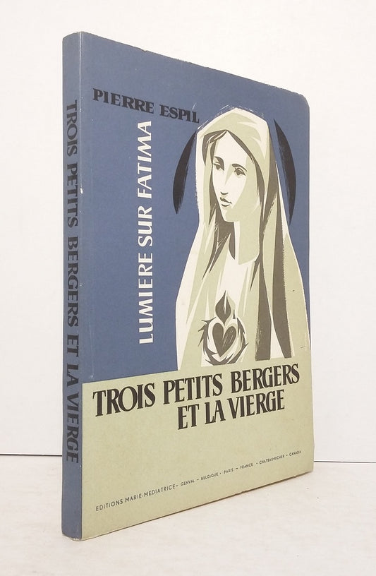 Trois petits bergers et la Vierge.