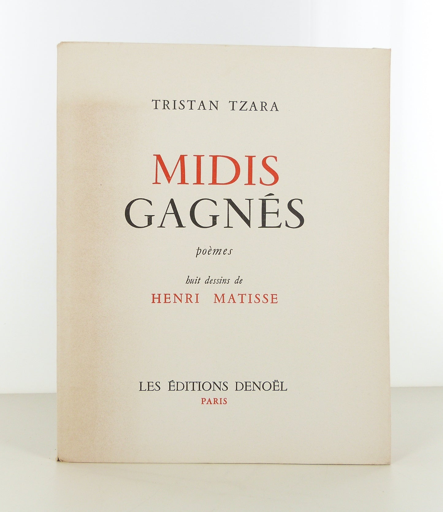 Midis gagnés. Poèmes.