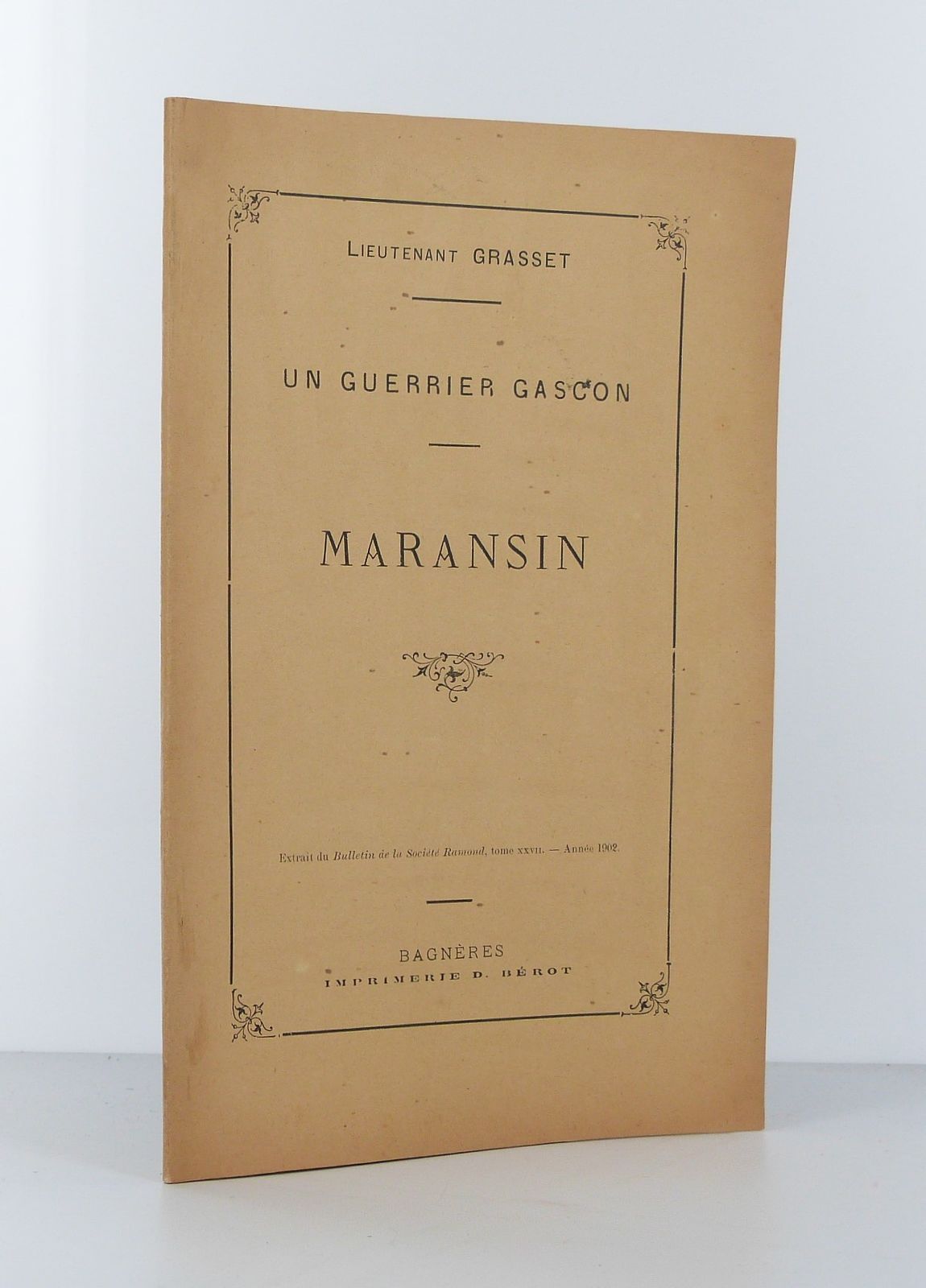 Un guerrier gascon - Maransin