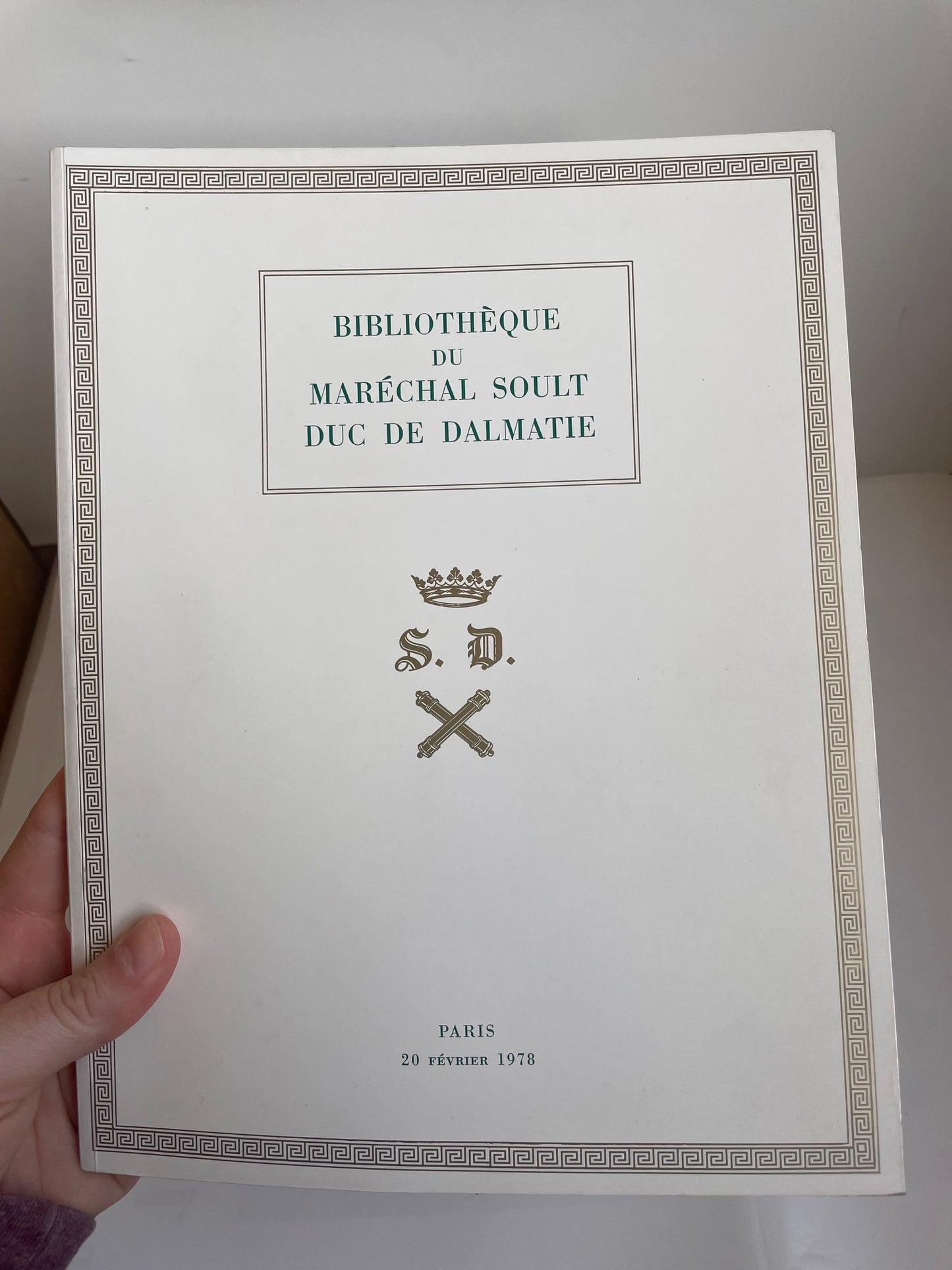 Library of Marshal Soult, Duke of Dalmatia