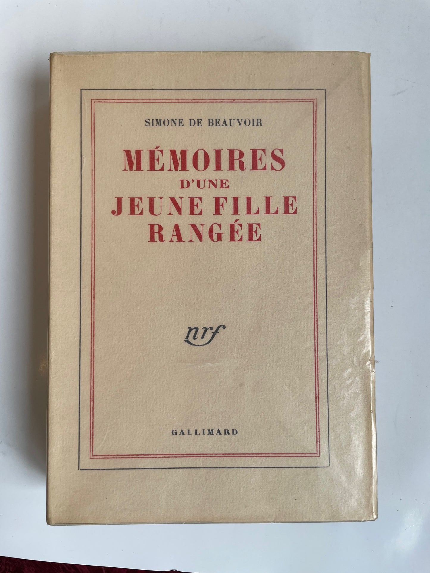 Mémoires d'une jeune fille rangée