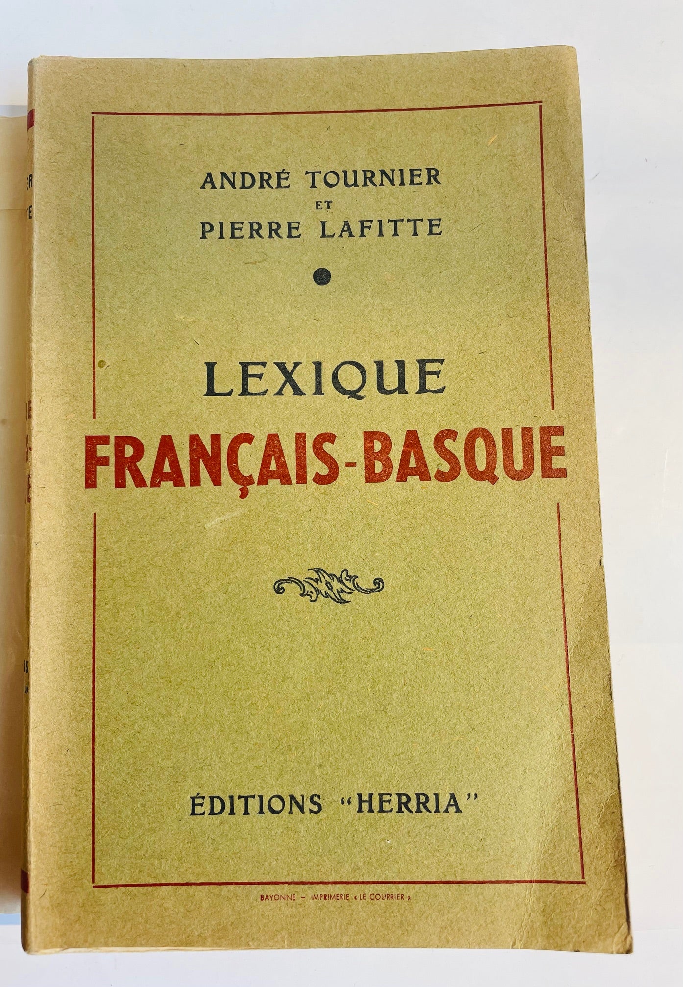 French-Basque glossary