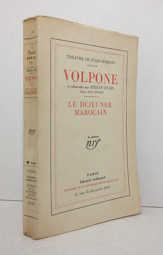 Volpone - Le déjeuner marocain.