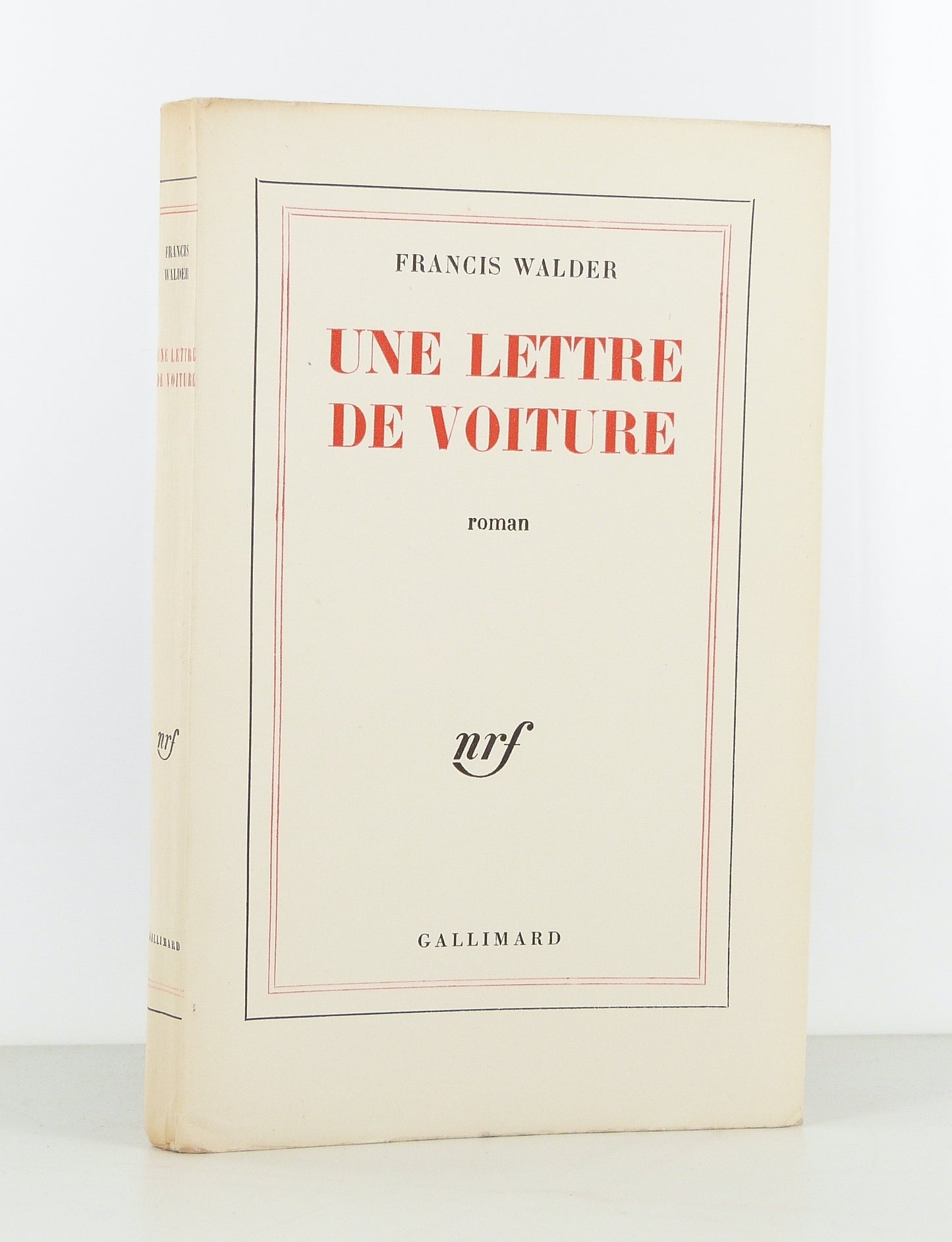 Une lettre de voiture