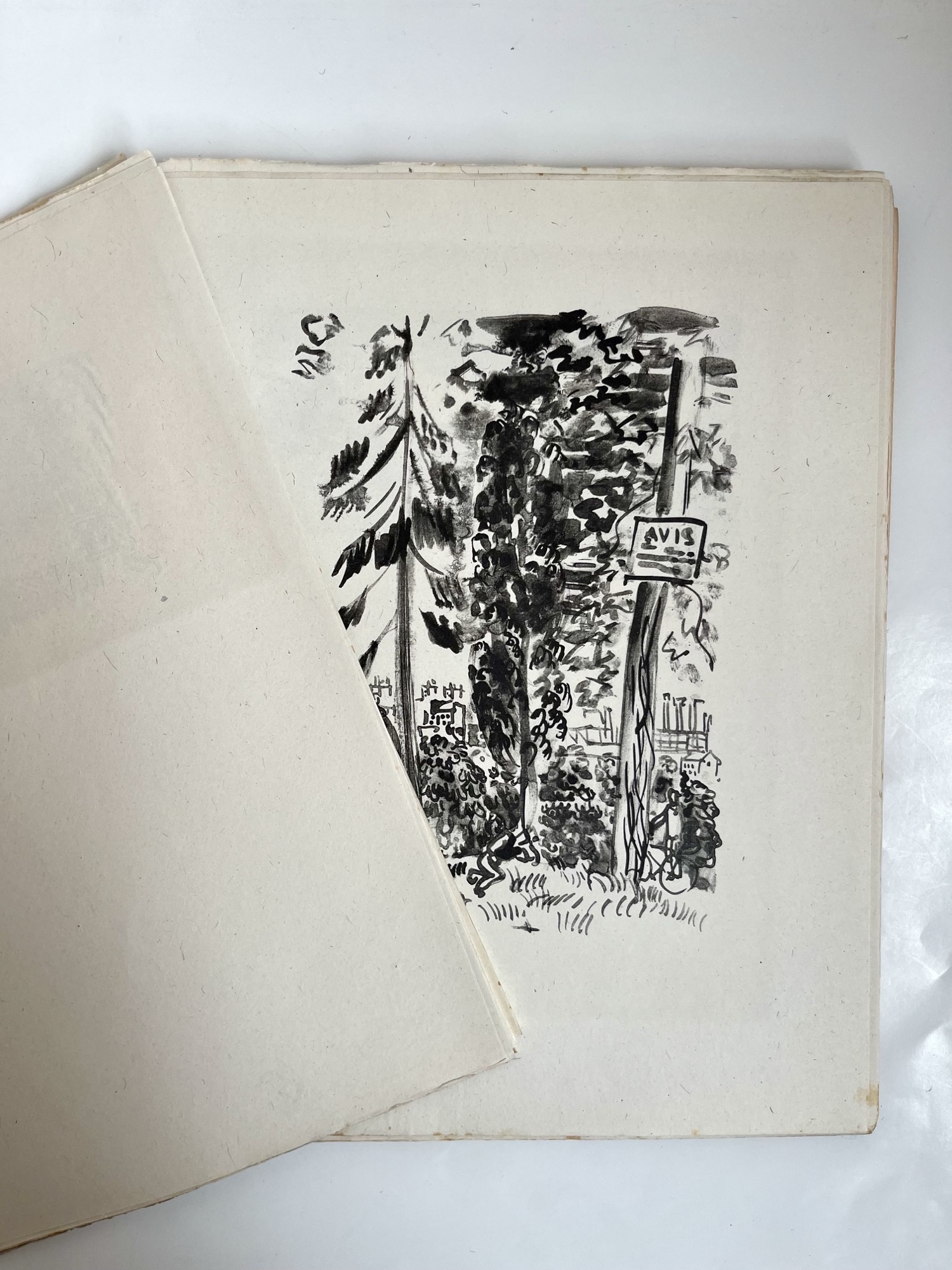 Suite de gravures sur papier Chine