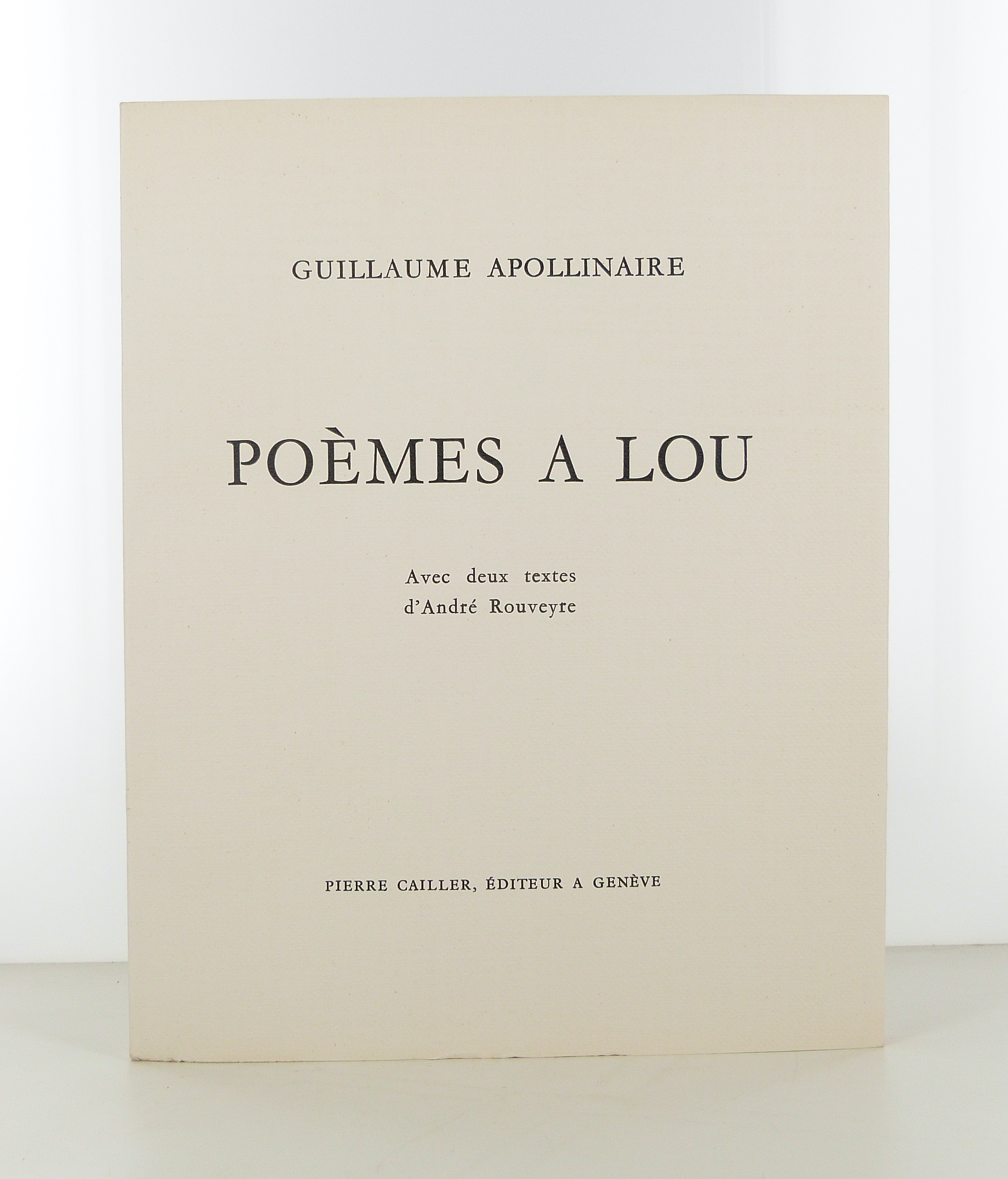 Poèmes à Lou