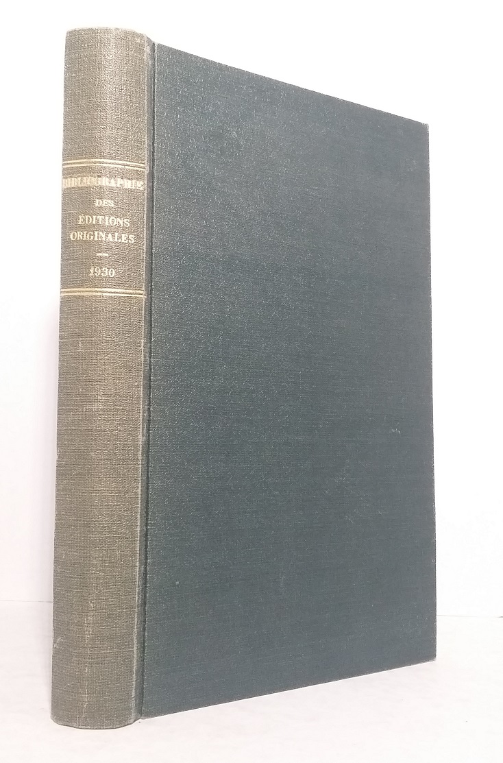 Bibliographie des éditions originales d'auteurs français des XVIe, XVIIe et XVIIIe siècles