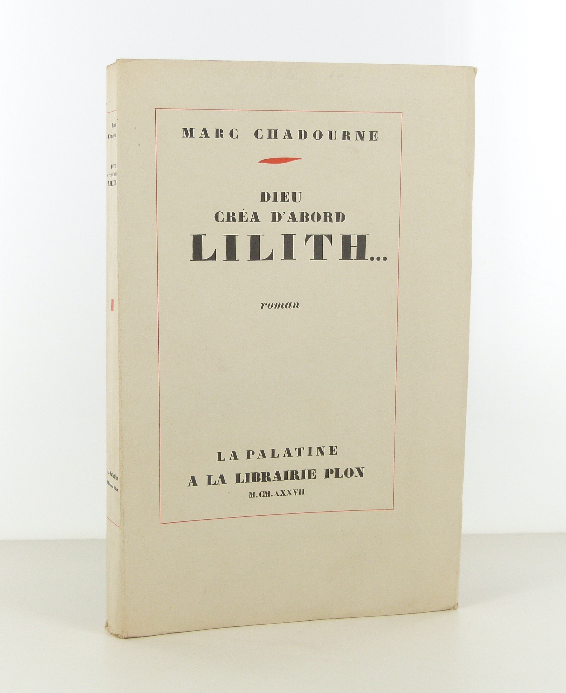 Dieu créa d'abord Lilith...