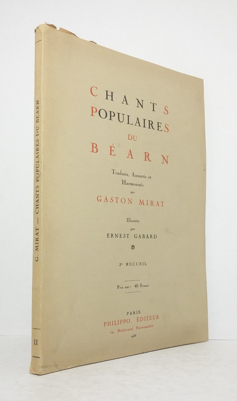 Chants populaires du Béarn - Recueils 1 à 3