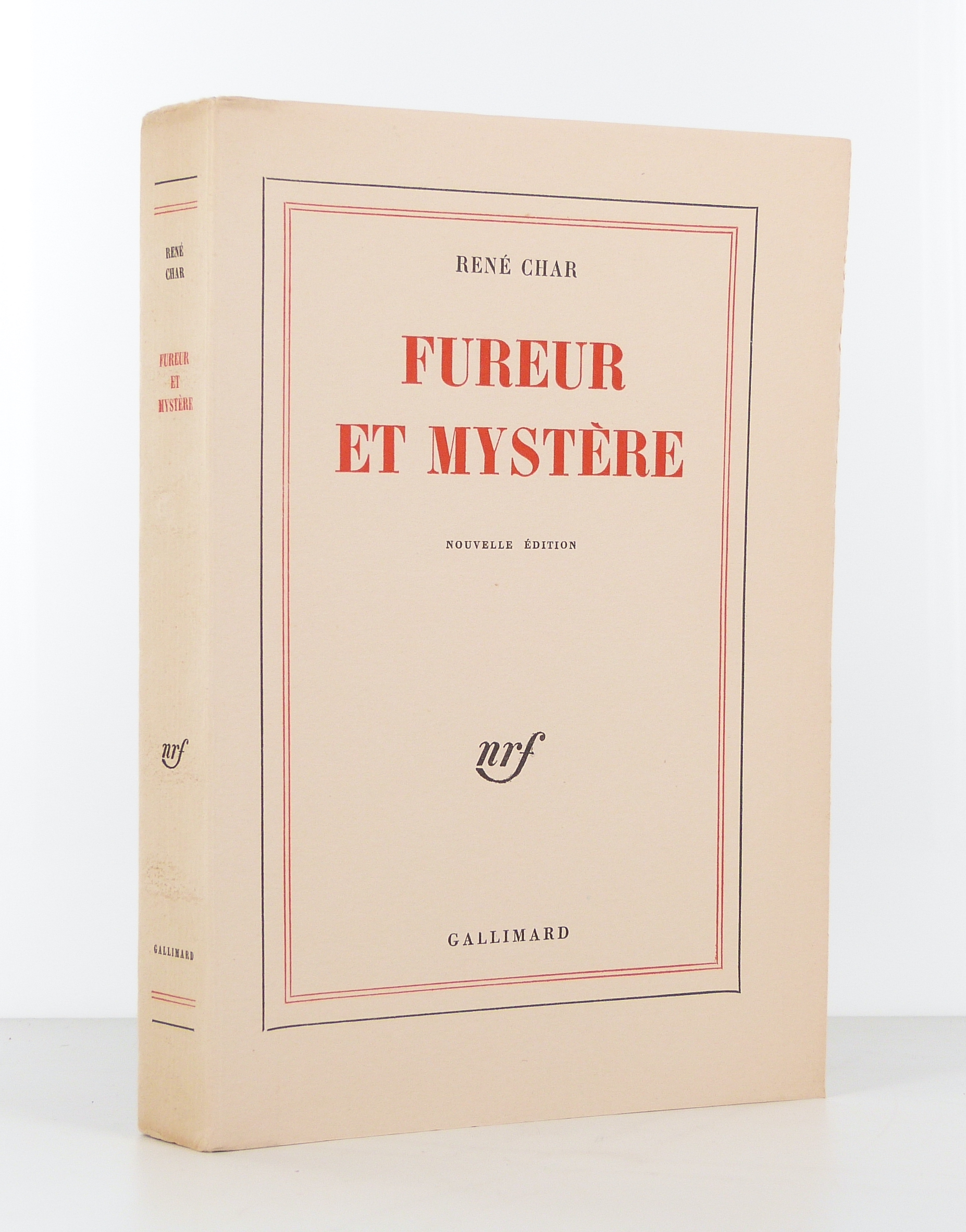 Fureur et mystère. Nouvelle édition. 