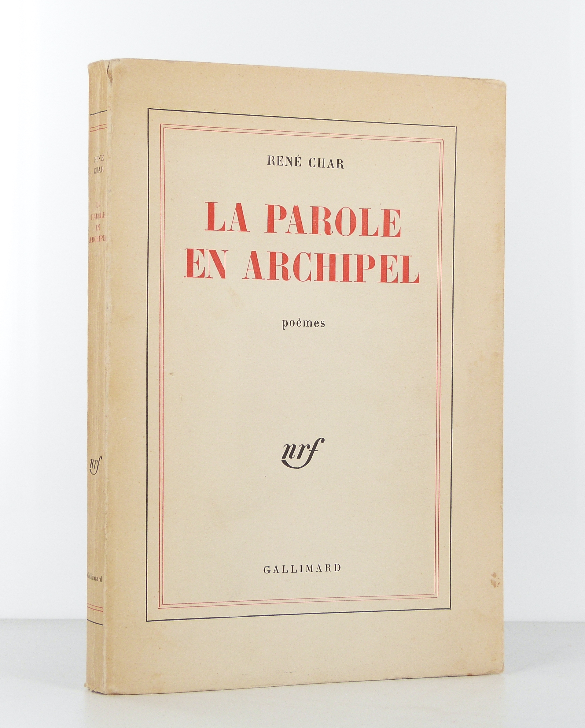 La parole en archipel. Poèmes.
