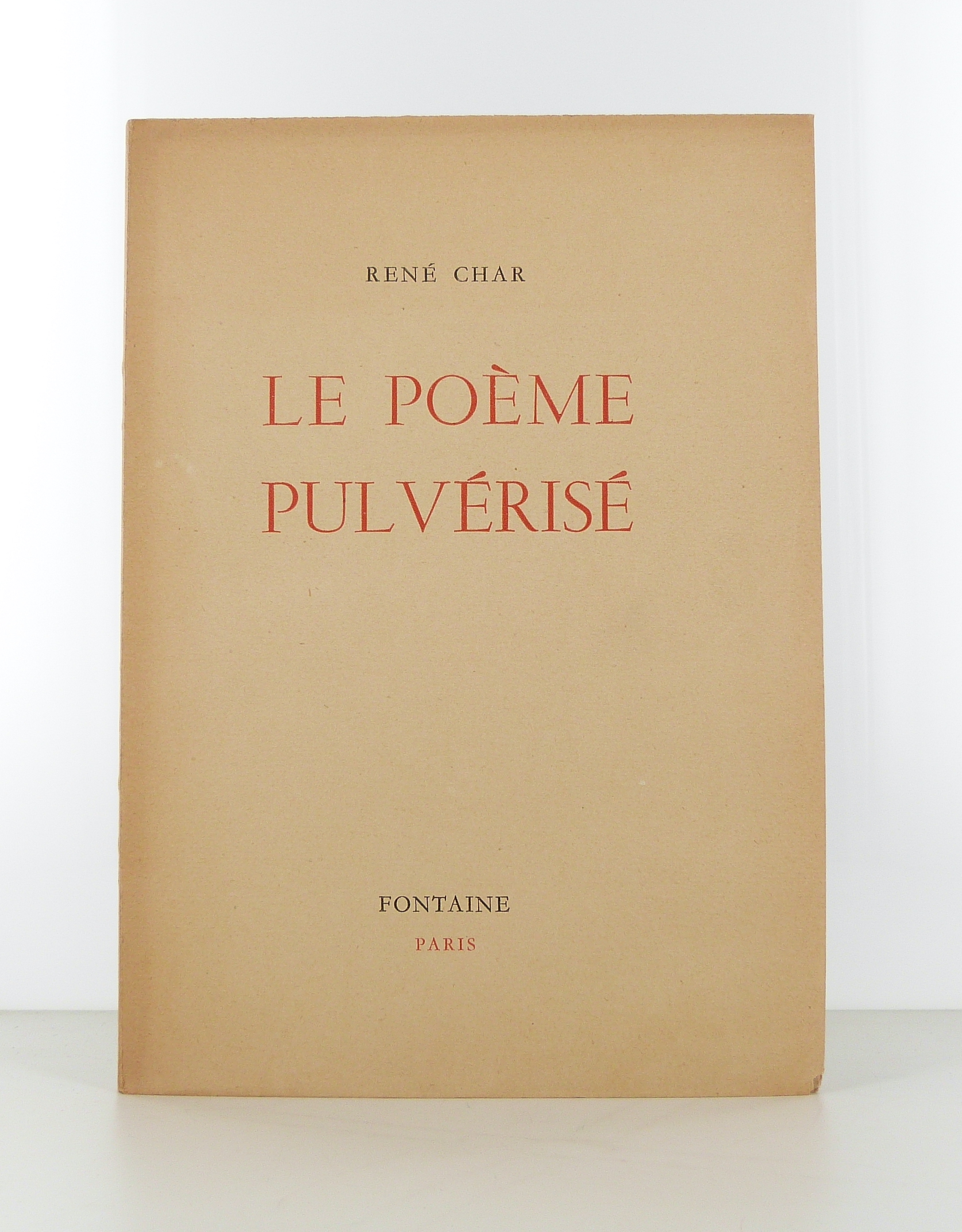 Le poème pulvérisé