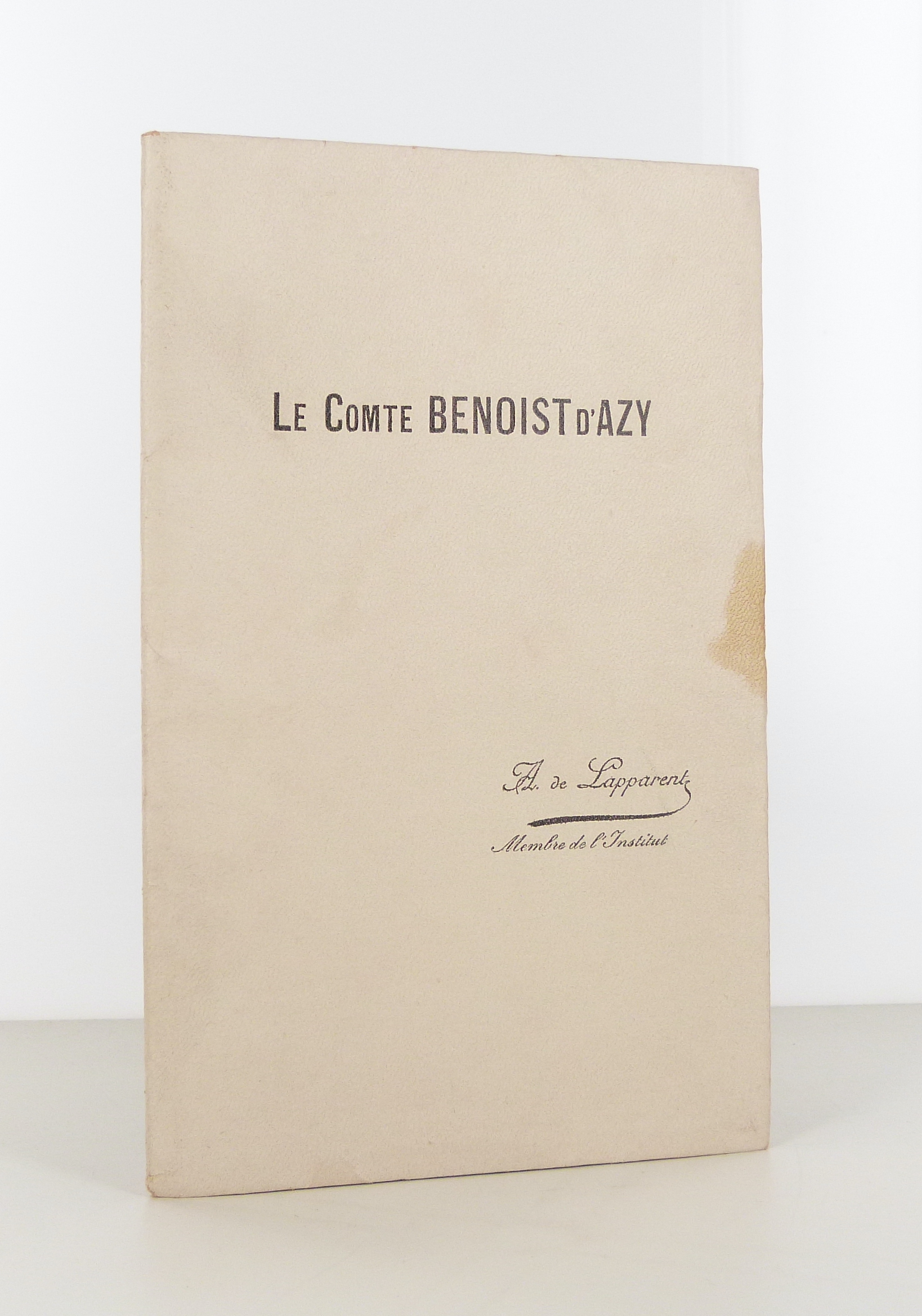 Paul, Comte Benoist d'Azy