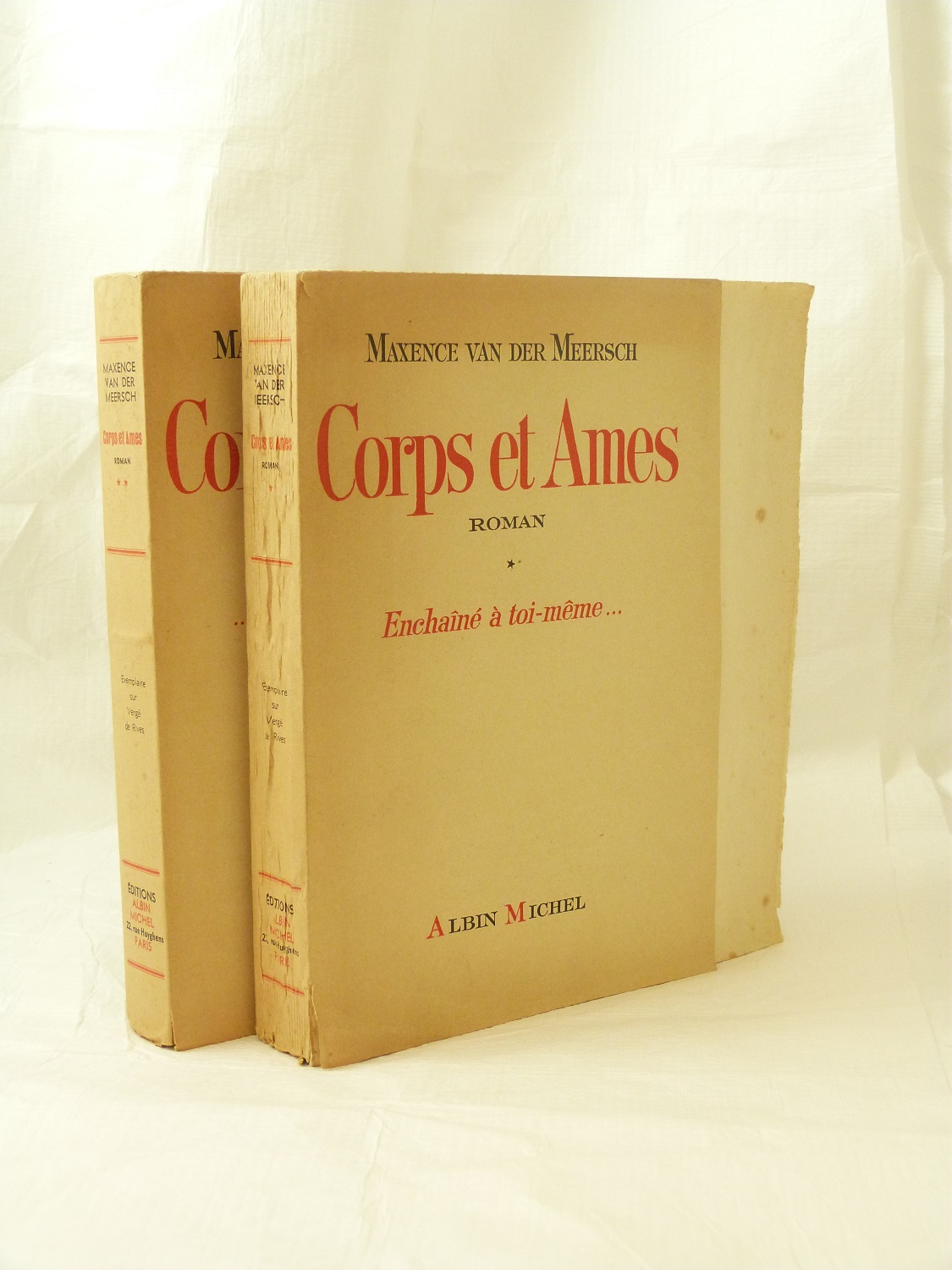 VAN DER MEERSCH (Maxence) - Corps et âmes - 1943. - Edition Originale