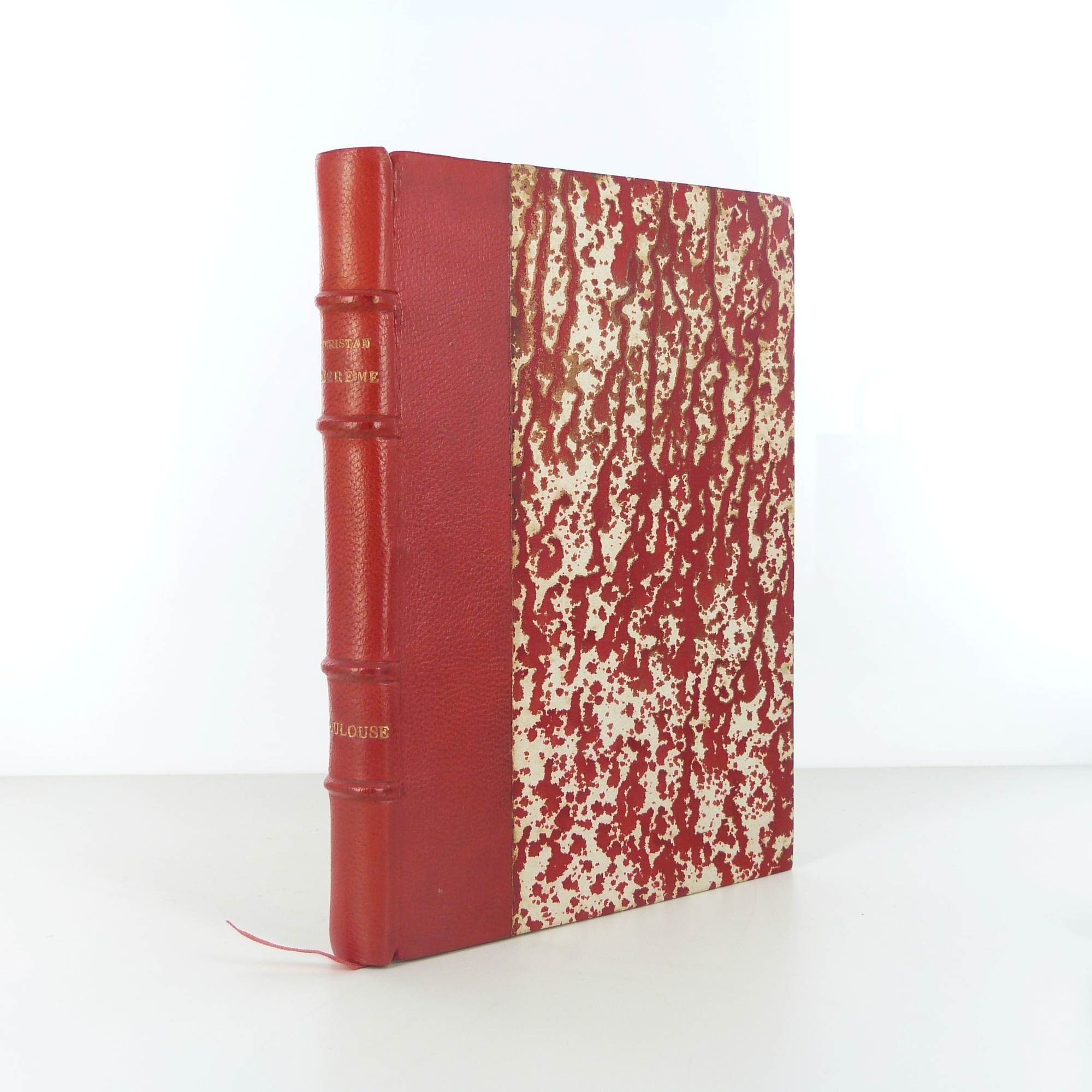 Reliure de l'édition originale de Toulouse - Tristan Derème