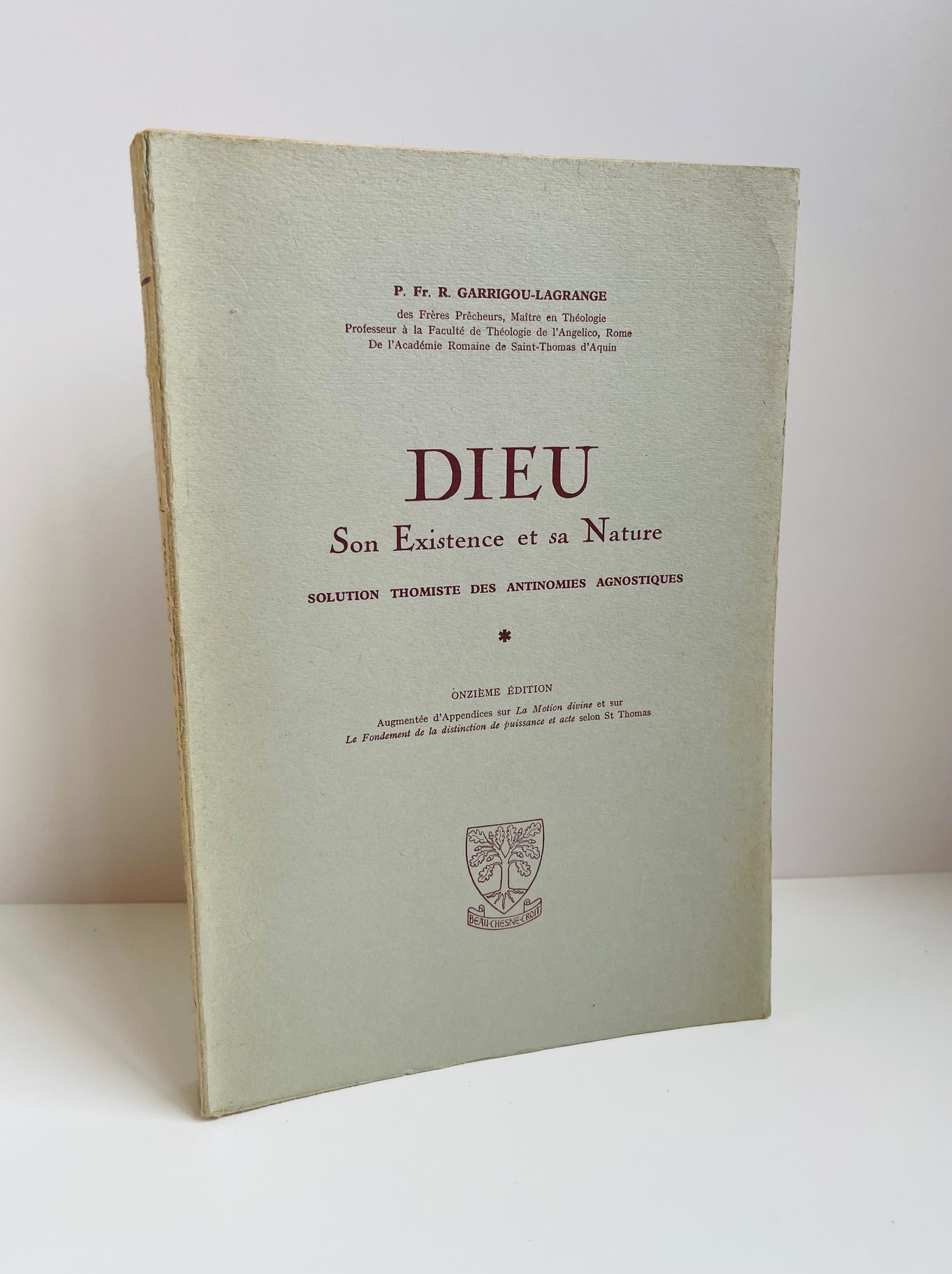 Dieu. Son existence et sa nature.