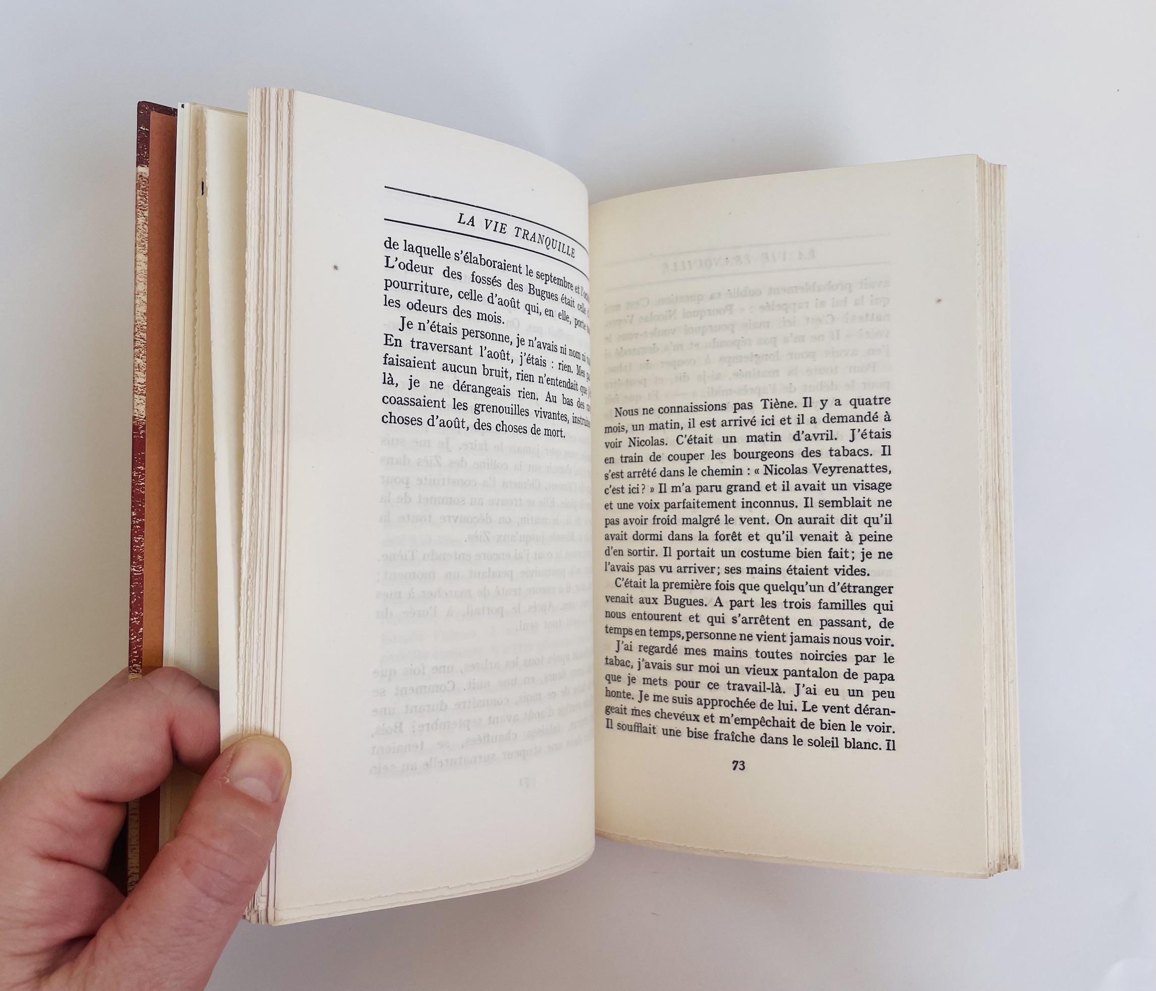 La Vie tranquille, Duras, 