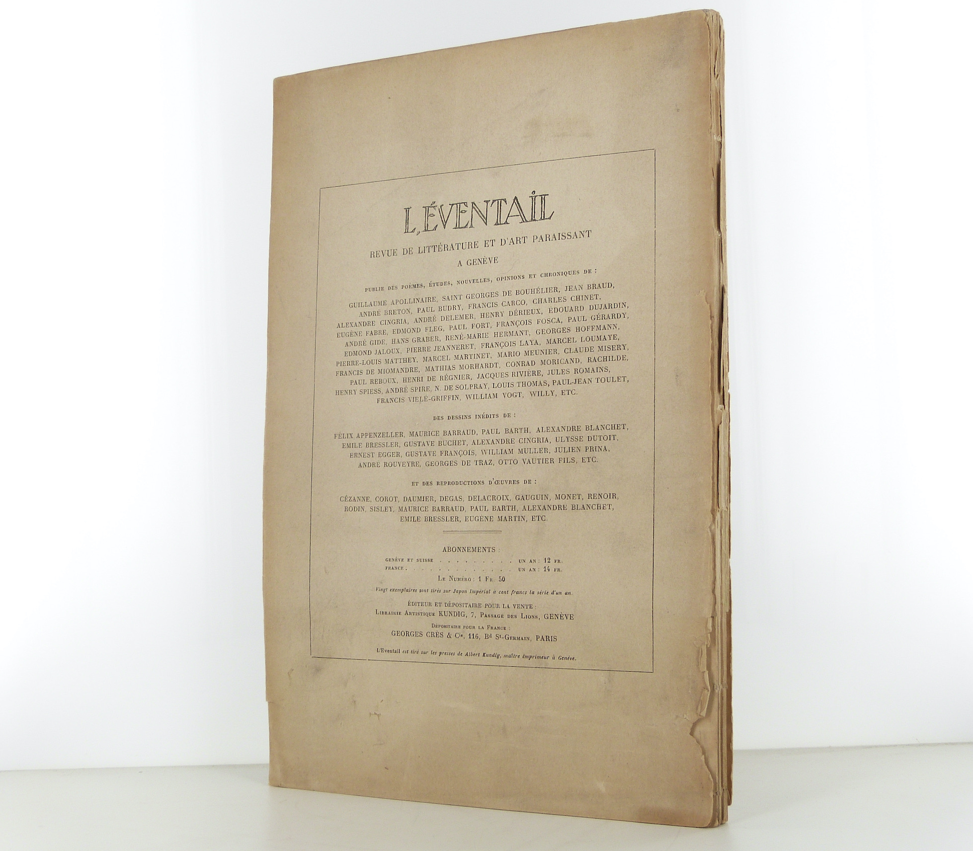L'Éventail 15 octobre 1918