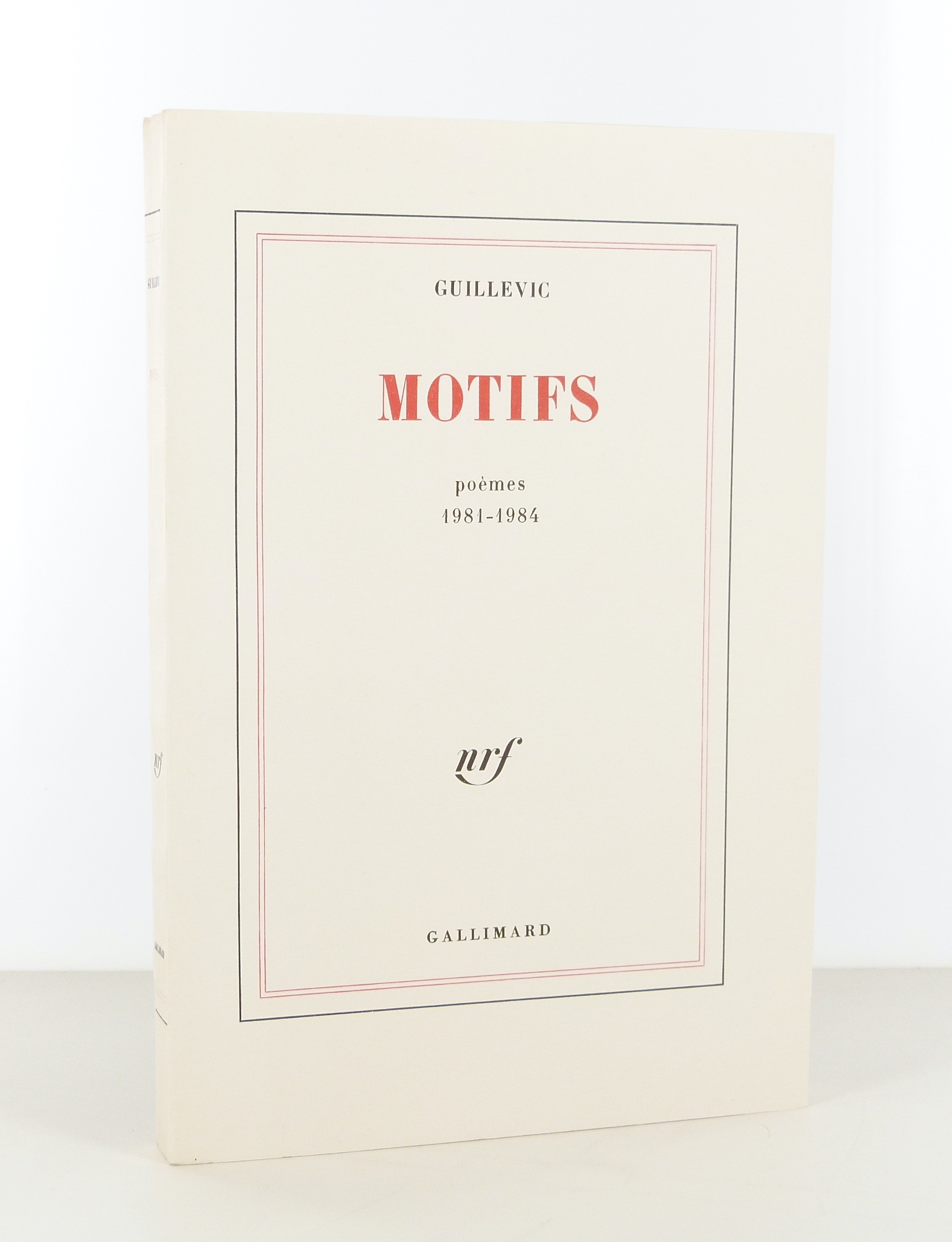 Motifs. Poèmes 1981-1984.