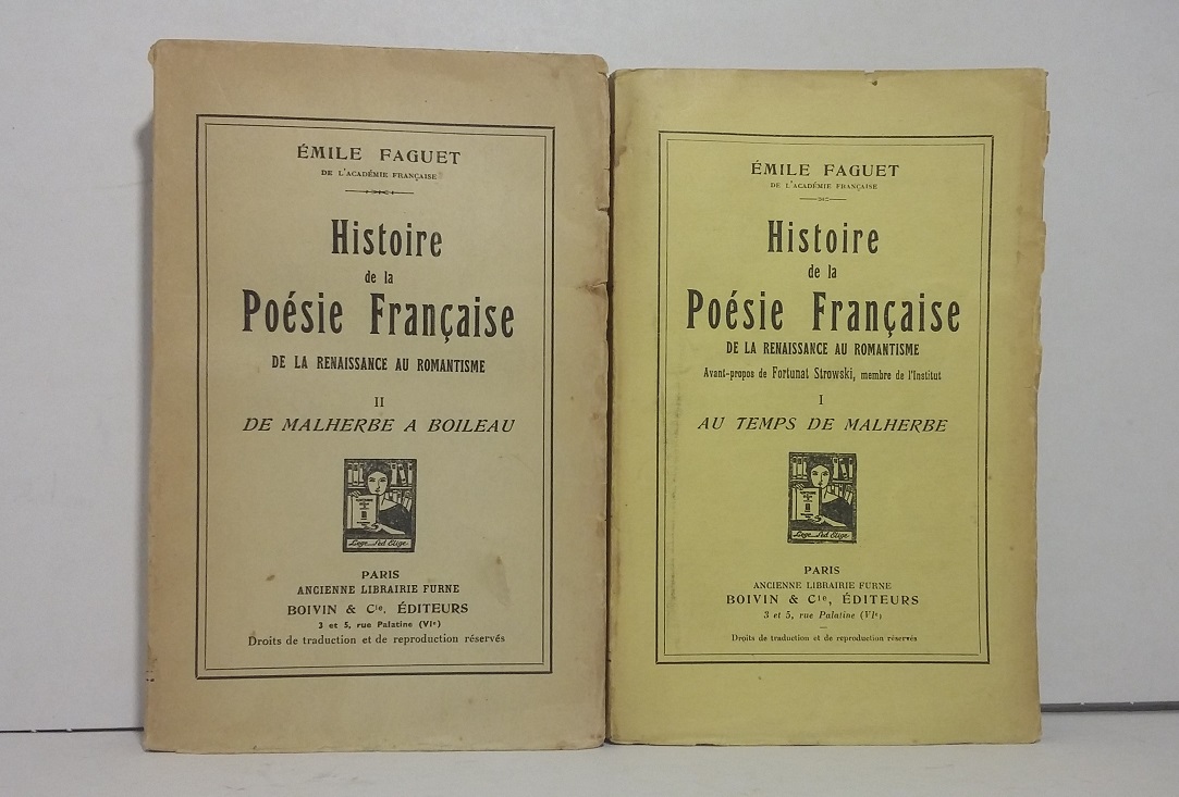 Histoire de la poésie française de la Renaissance au Romantisme
