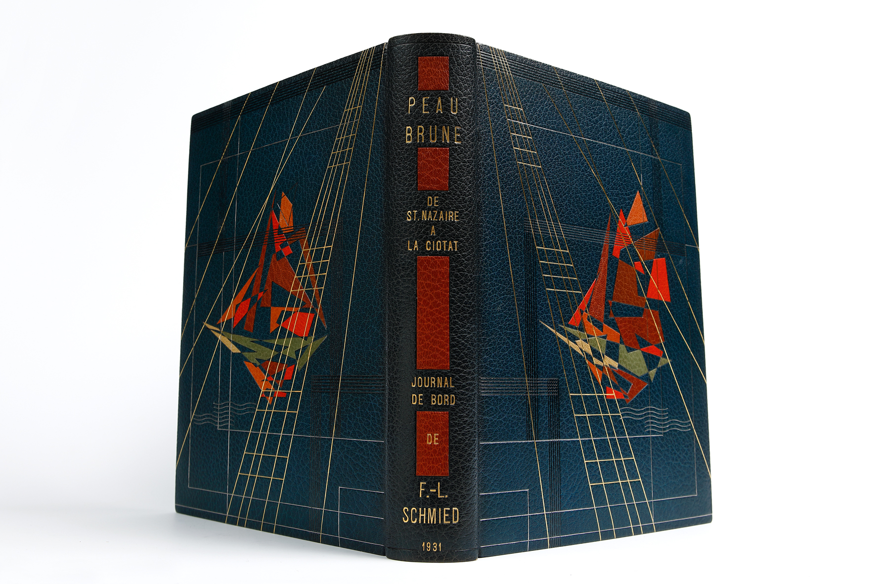 Reliure de Peau Brune par Devauchelle