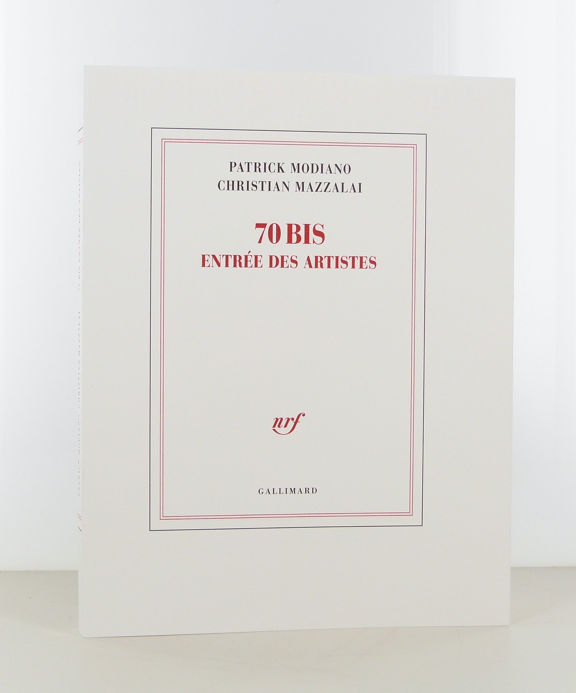 70 bis entrée des artistes, Modiano, 