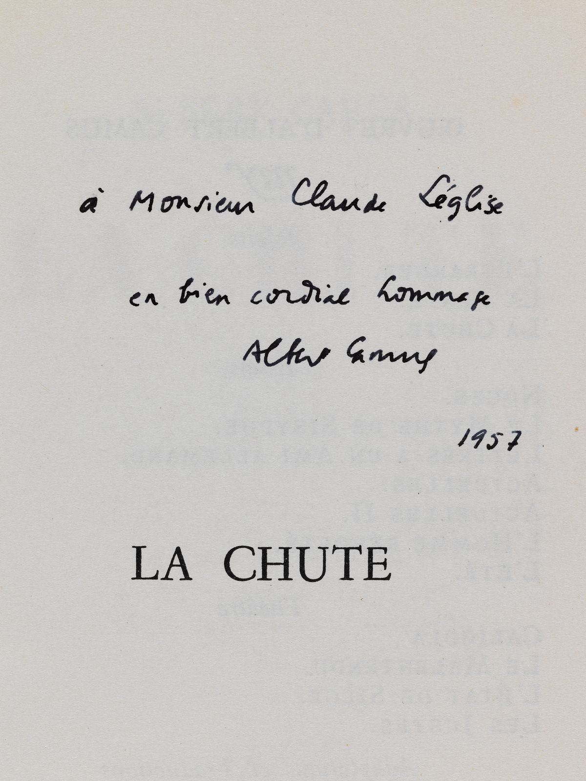 La chute