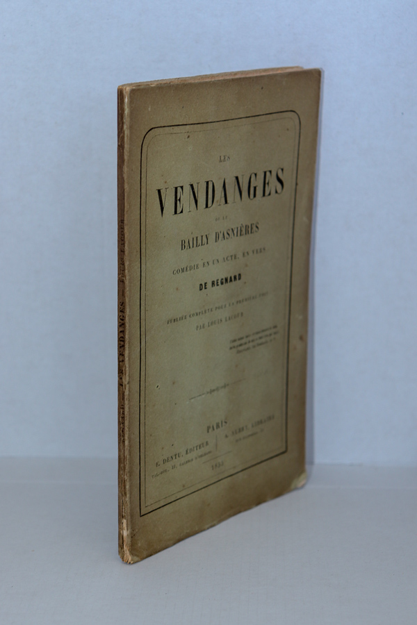Les vendanges ou le Bailly d'Asnières, REGNARD