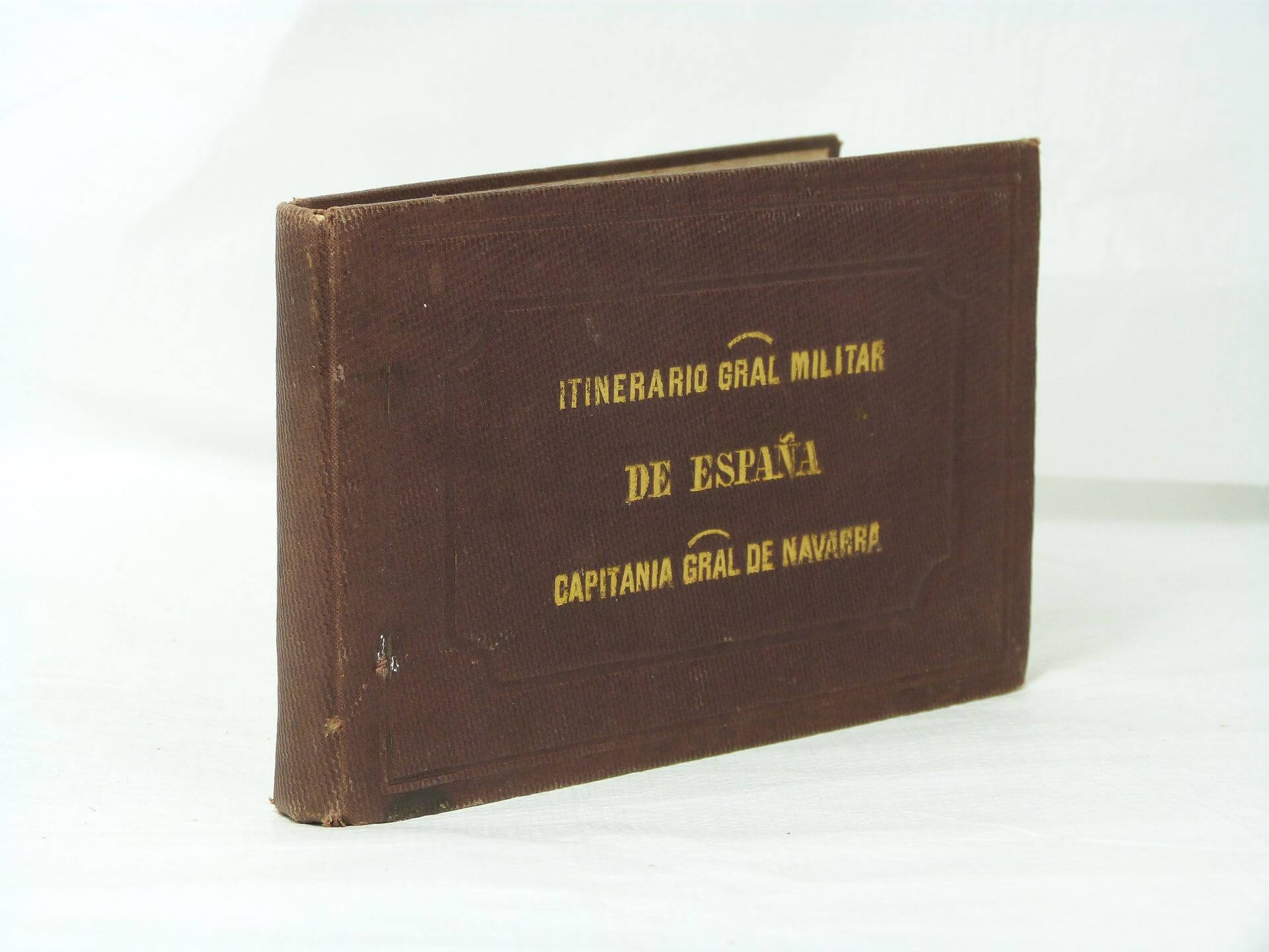 Itinerario general militar de Espana por el cuerpo de E.M. del ejercito. Capitania general de Navarra.