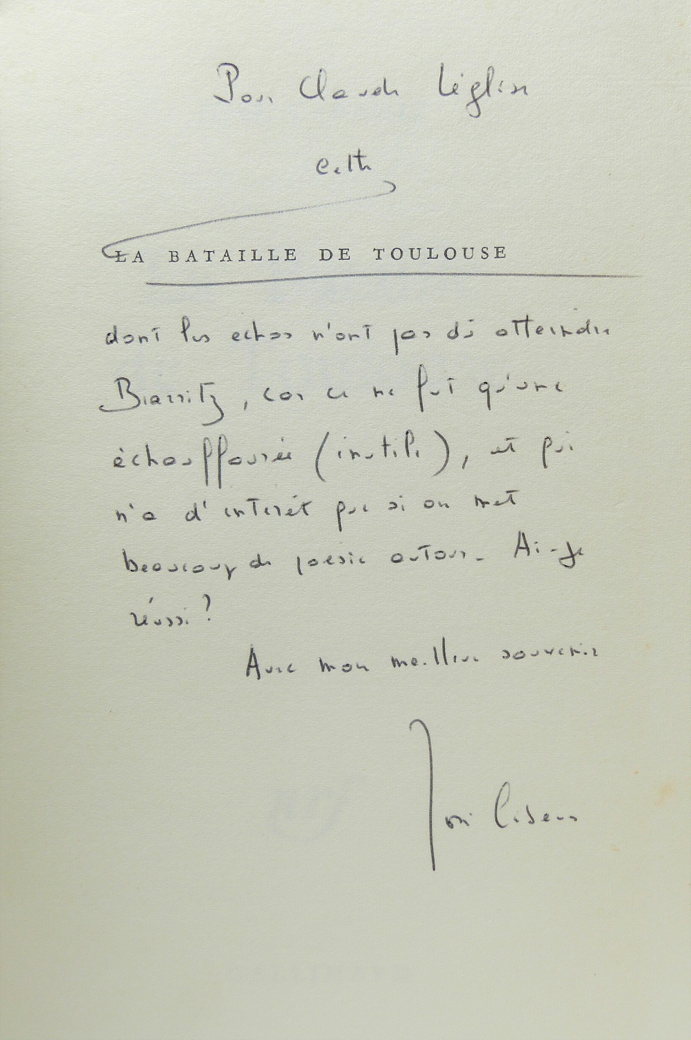 La bataille de Toulouse