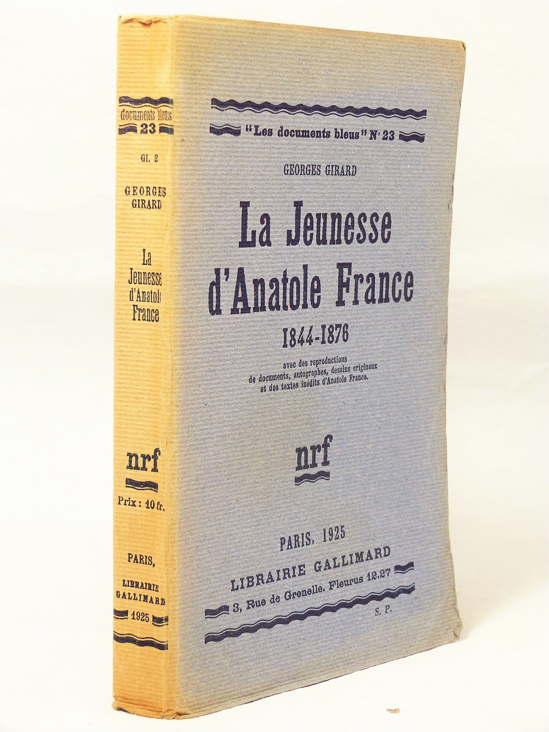 La jeunesse d' Anatole France