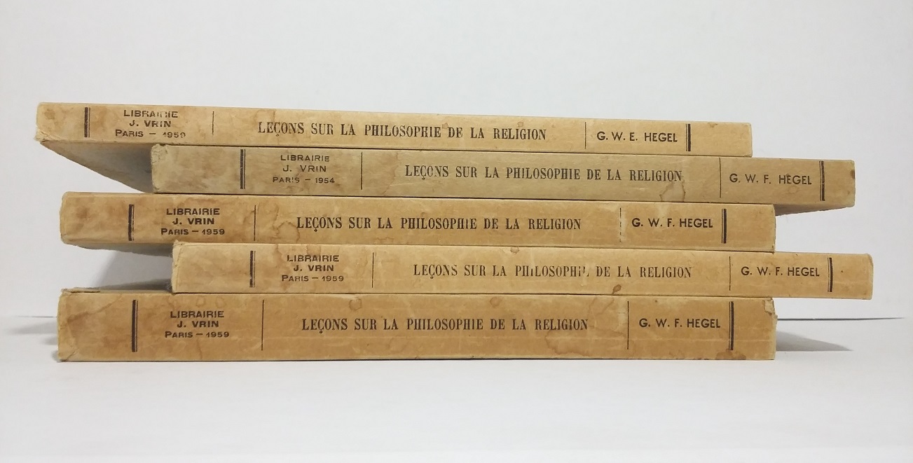 leçons sur la philosophie de la religion