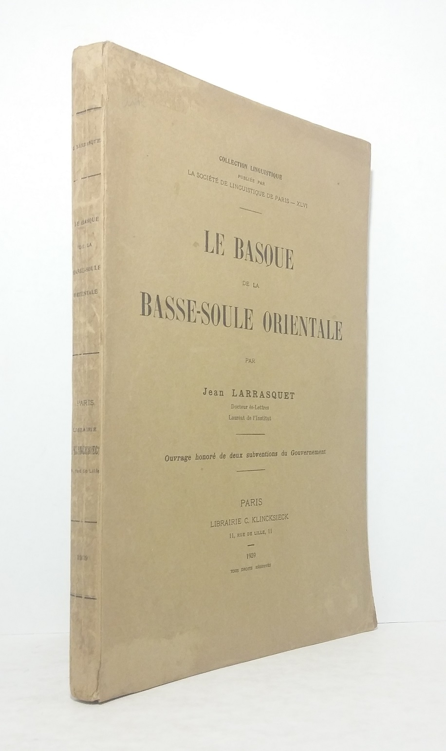 Le basque de la Basse-Soule Orientale