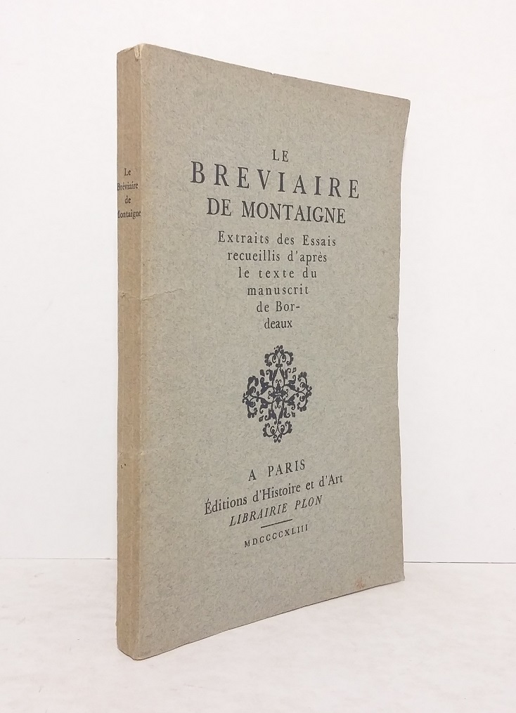 Le bréviaire de Montaigne