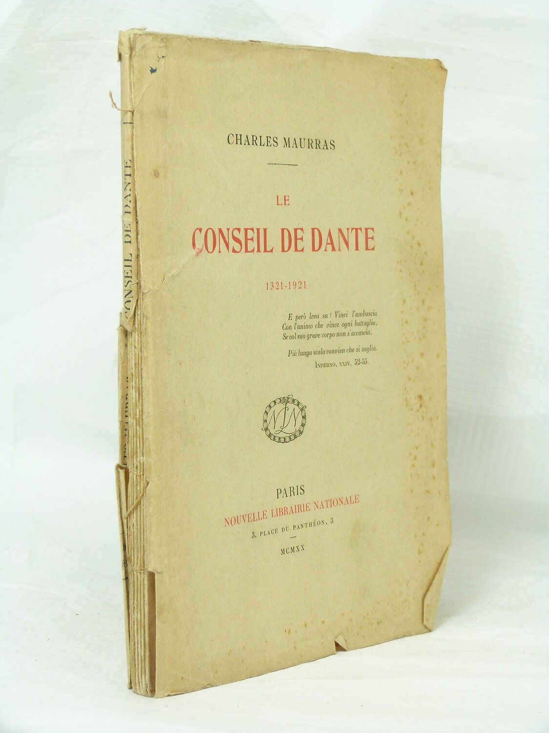 Le conseil de Dante. 1321-1921