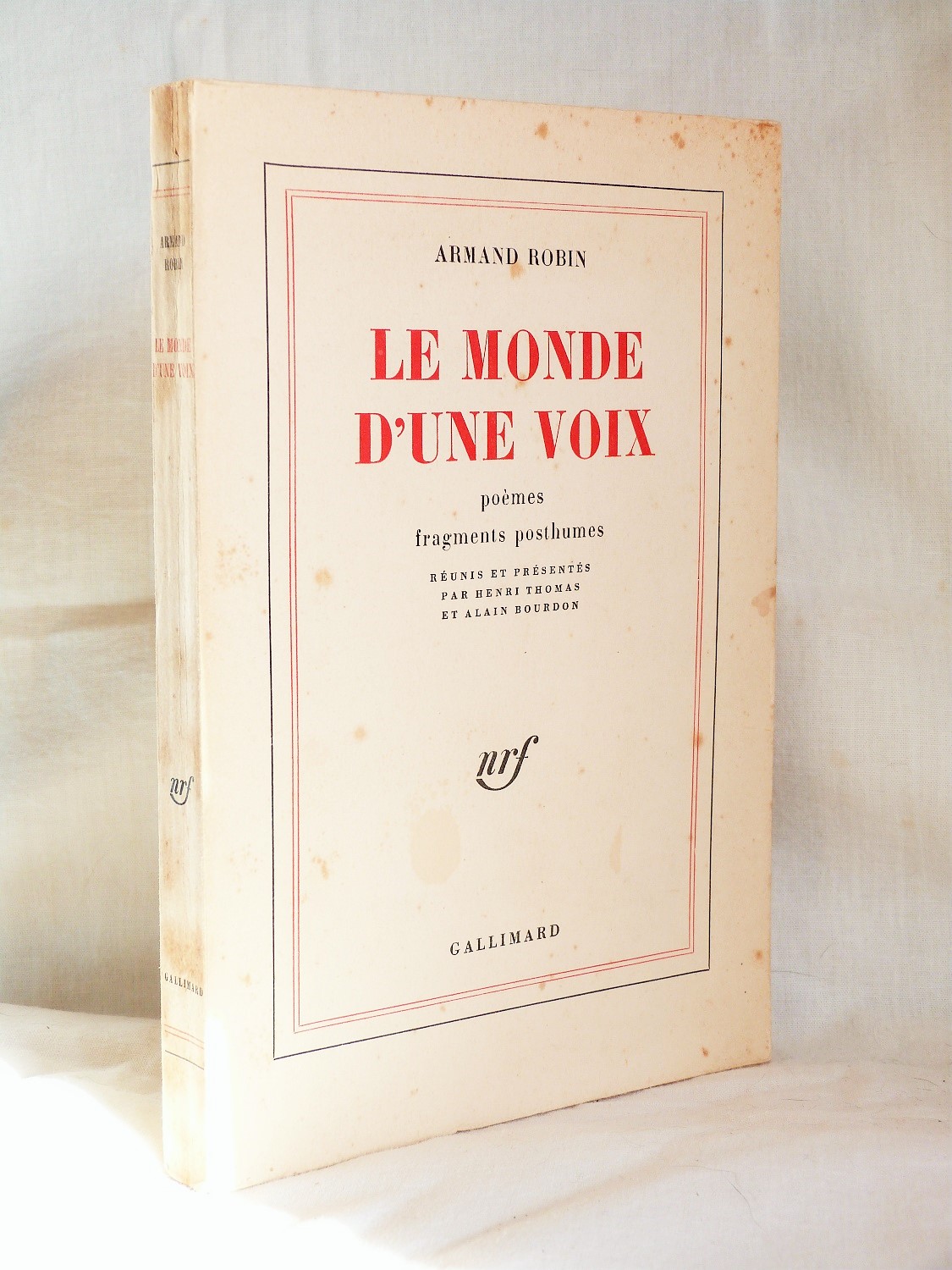 Le monde d' une voix
