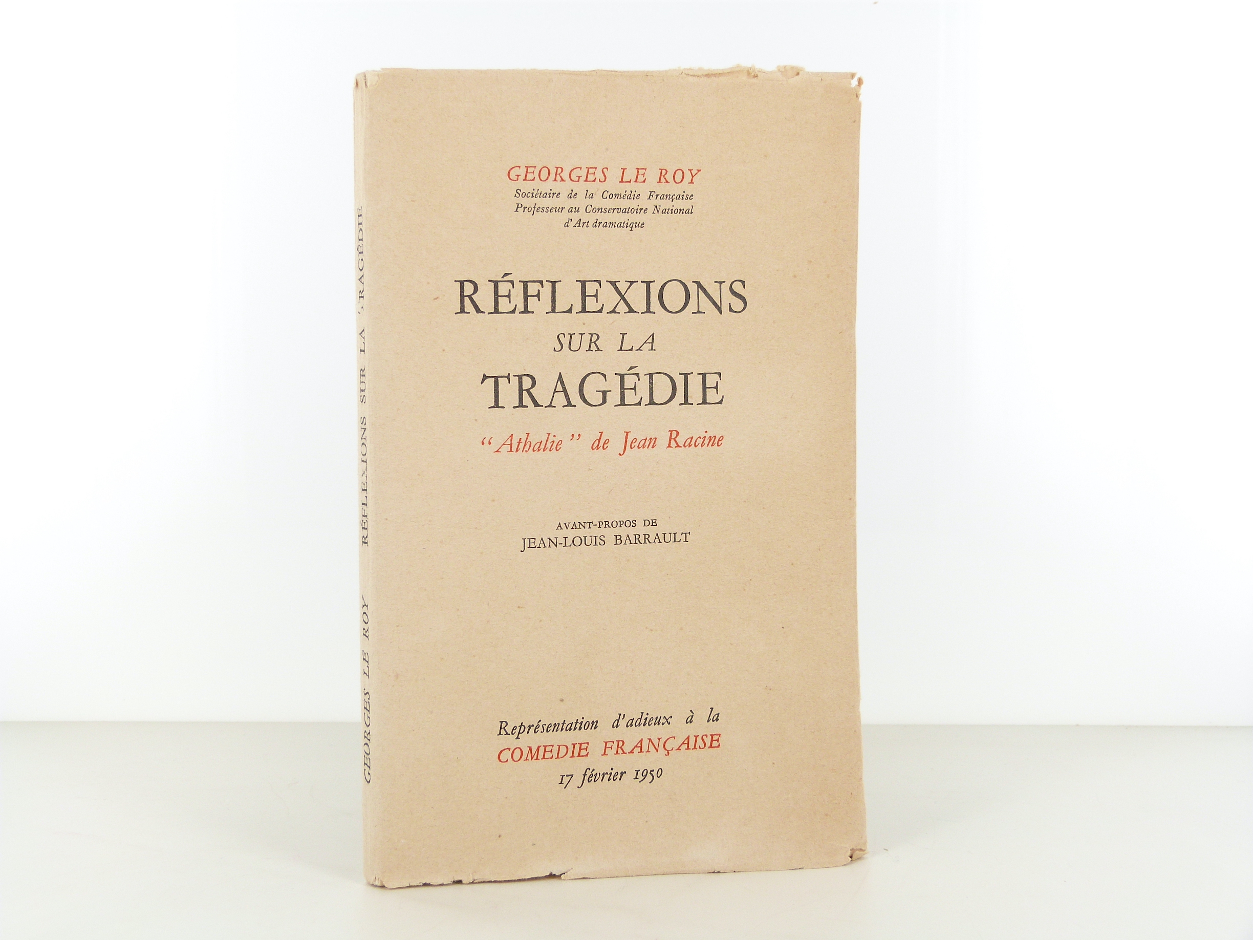 Réflexions sur la tragédie
