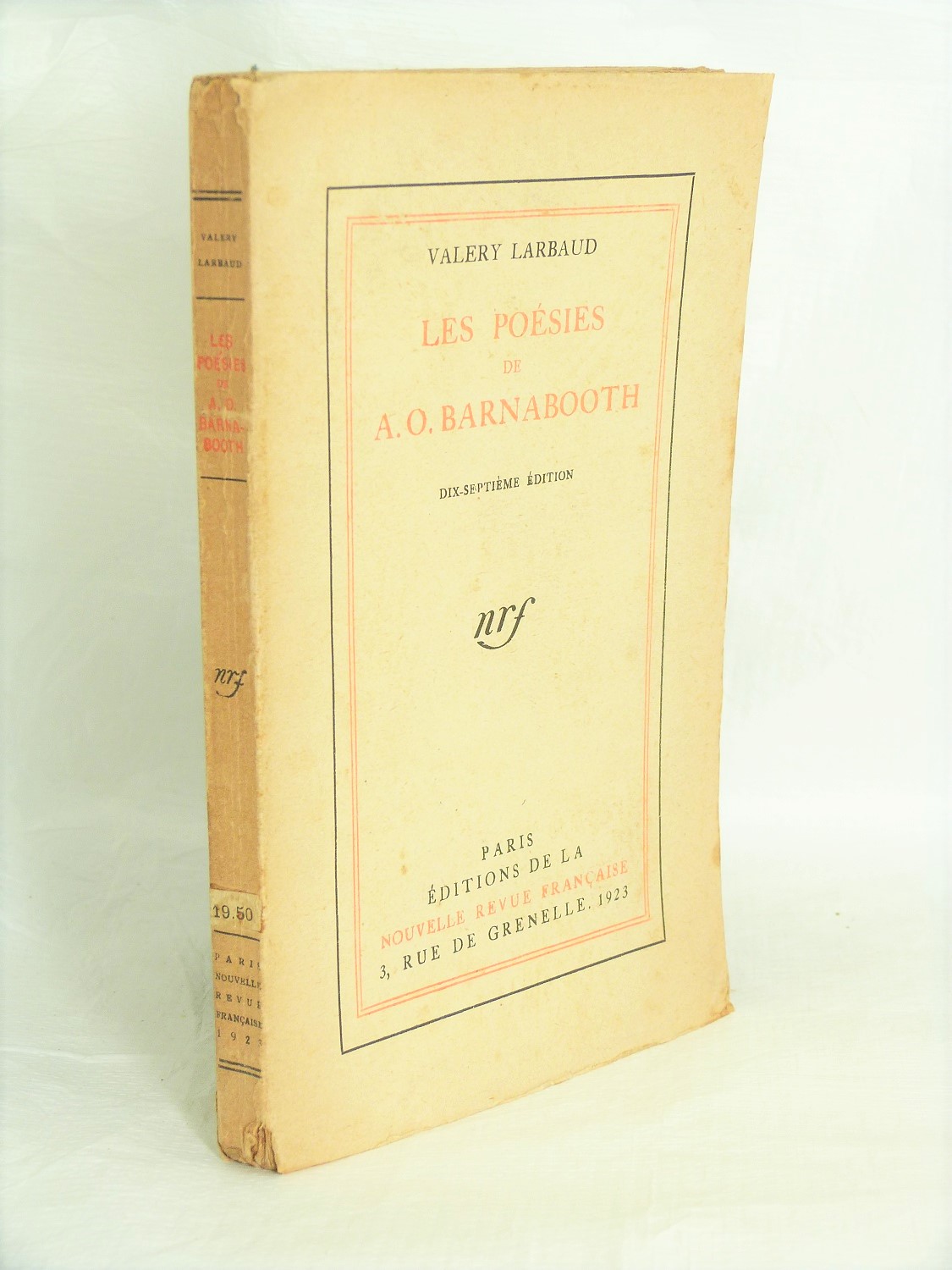 Les poésies de A.O. BARNABOOTH
