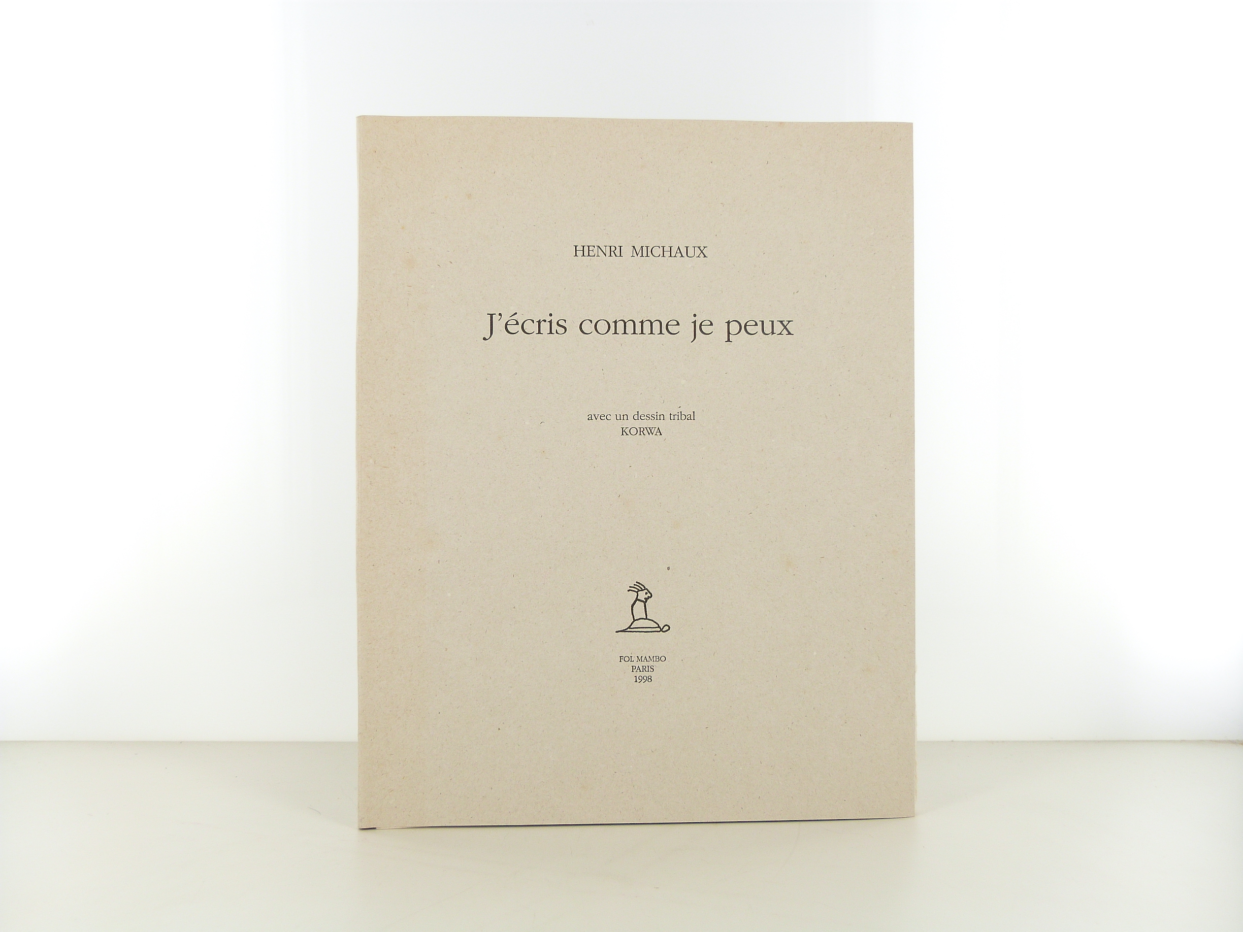 J'écris comme je peux