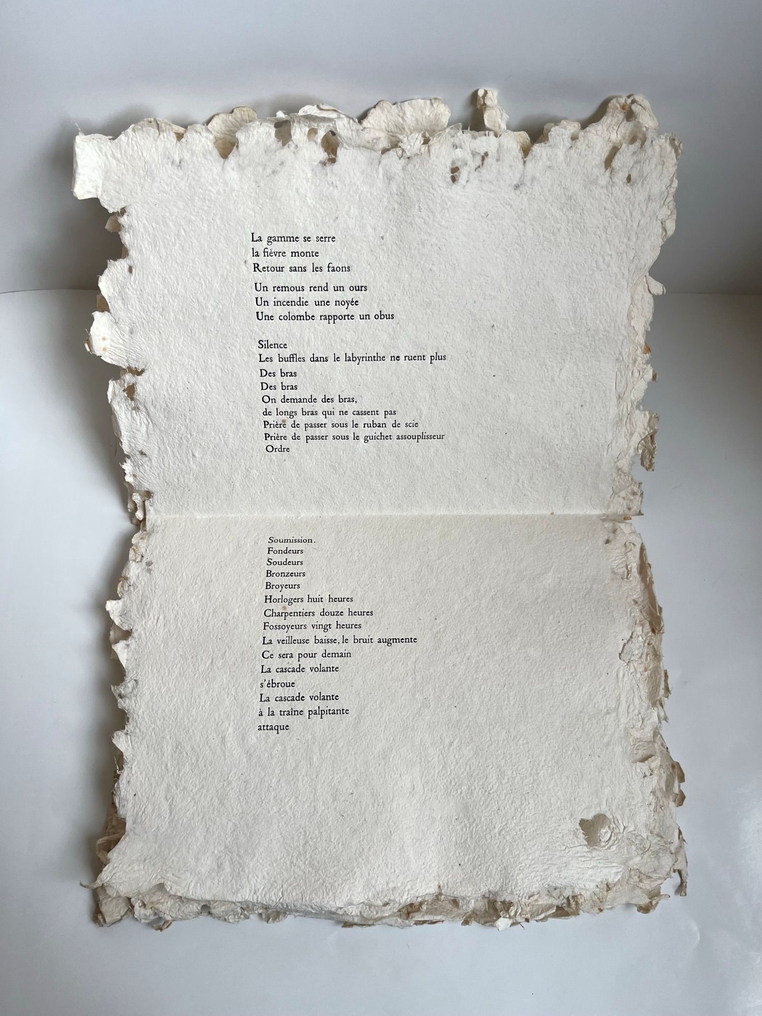 Veille de Henri Michaux - poème