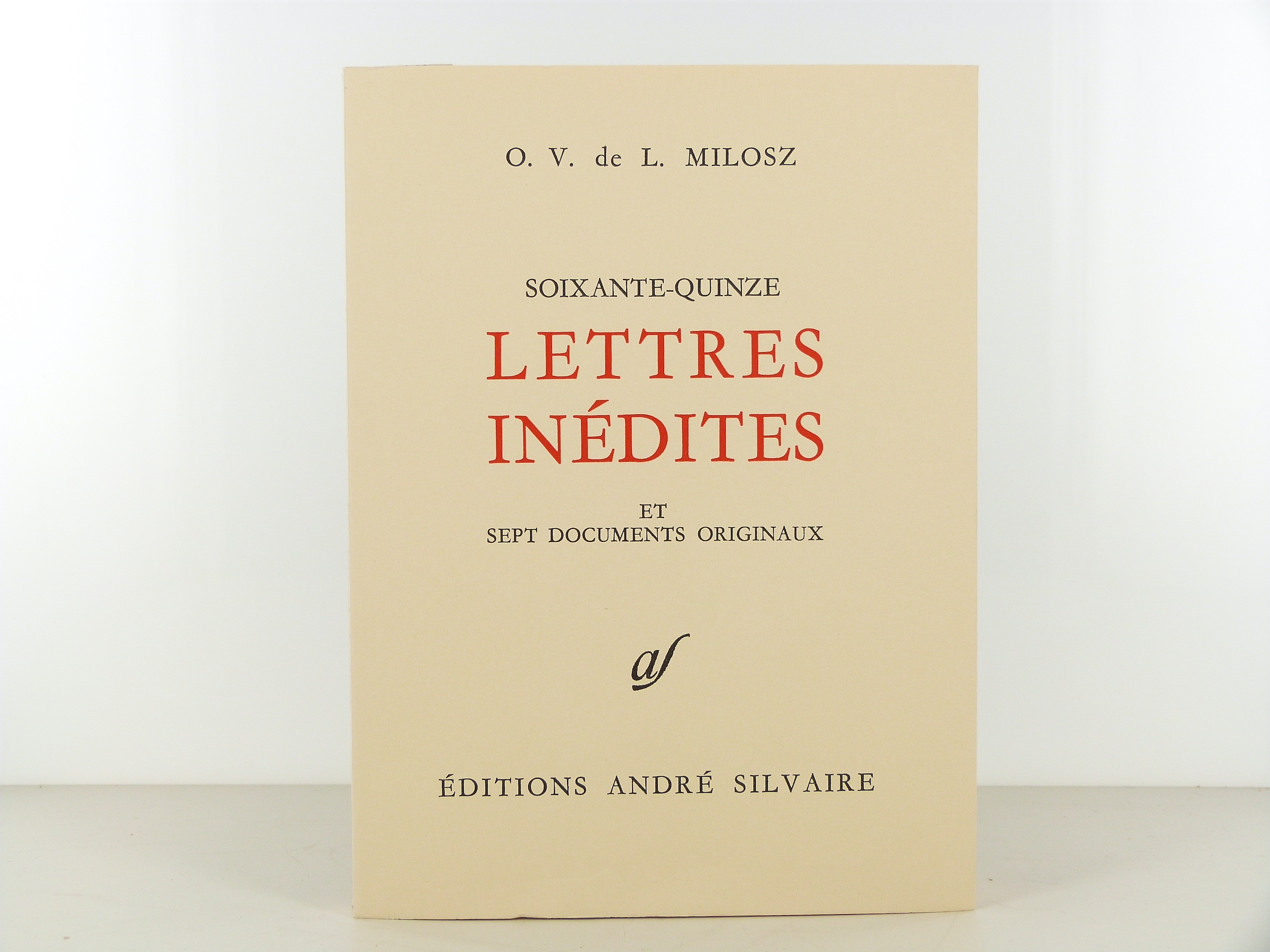 Soixante-quinze lettres inédites