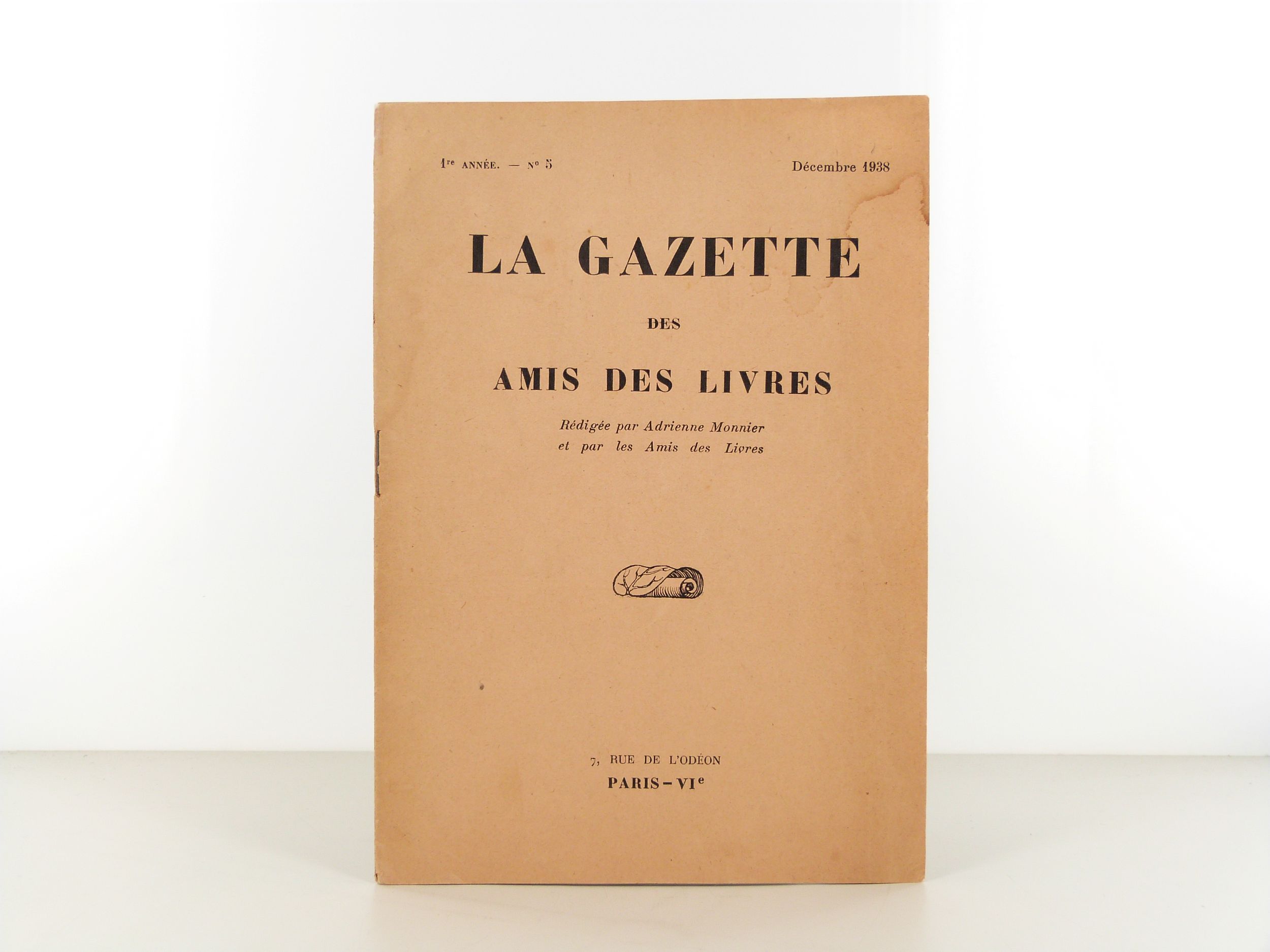 La Gazette des Amis des Livres - Adrienne Monnier