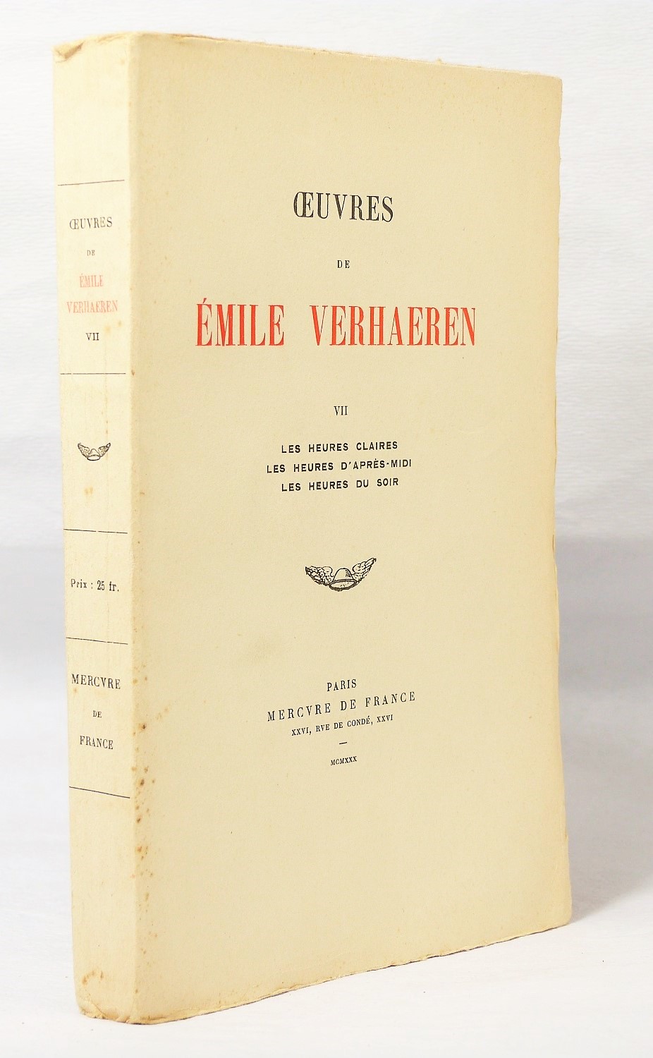 Oeuvres de Émile Verhaeren. VII