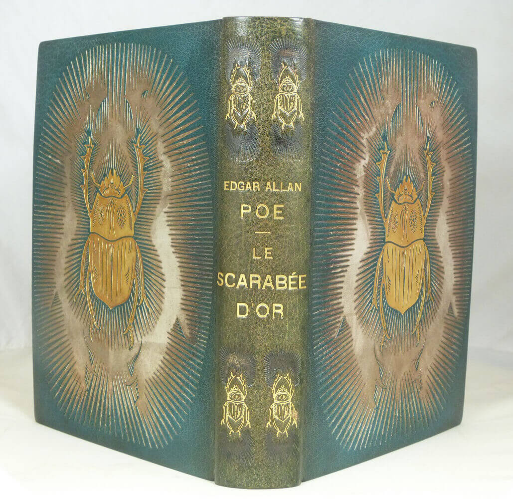 Le Scarabée d'or ouvert